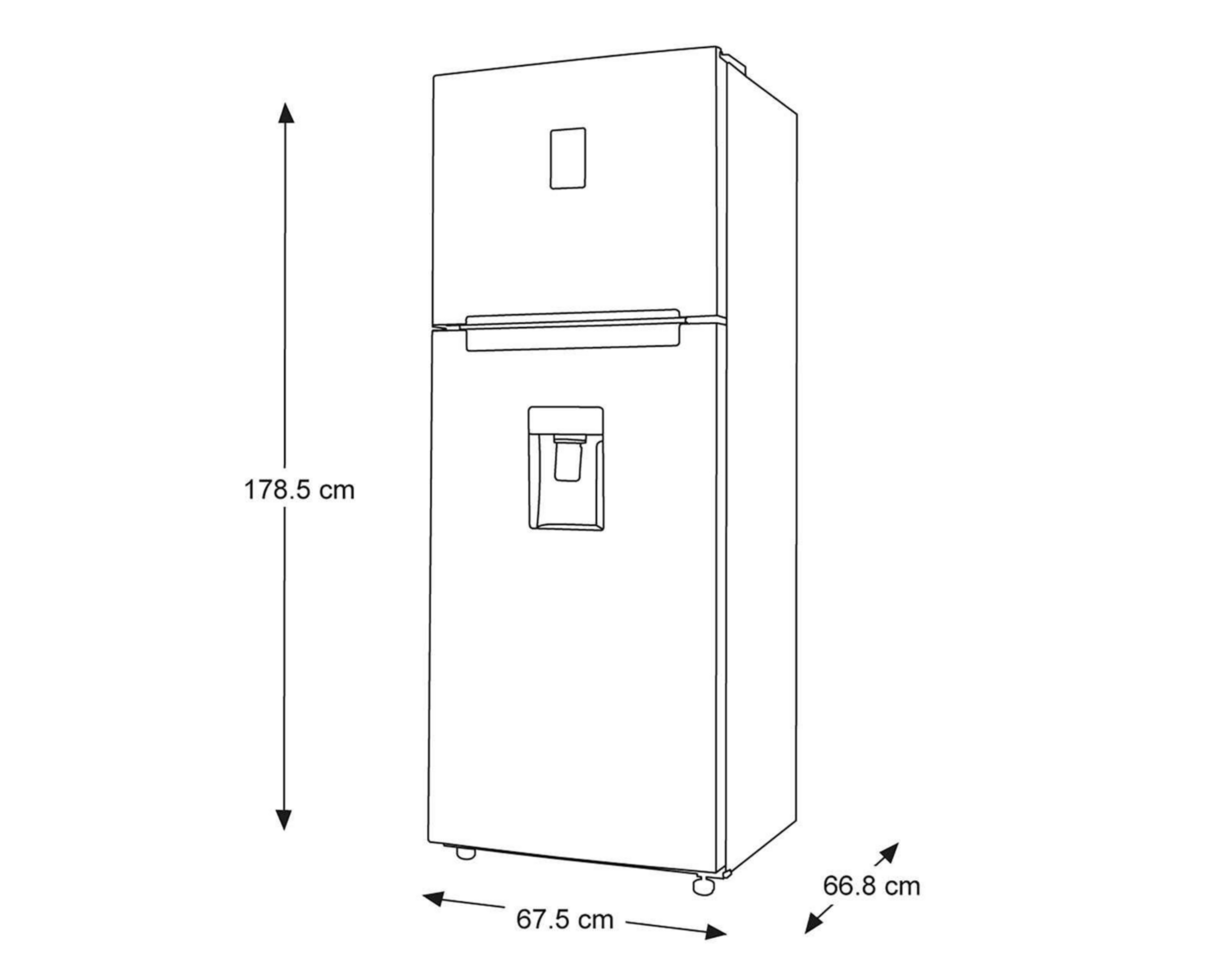 Foto 6 pulgar | Refrigerador Samsung Top Mount 14 Pies Plateado RT38A571JS9EM