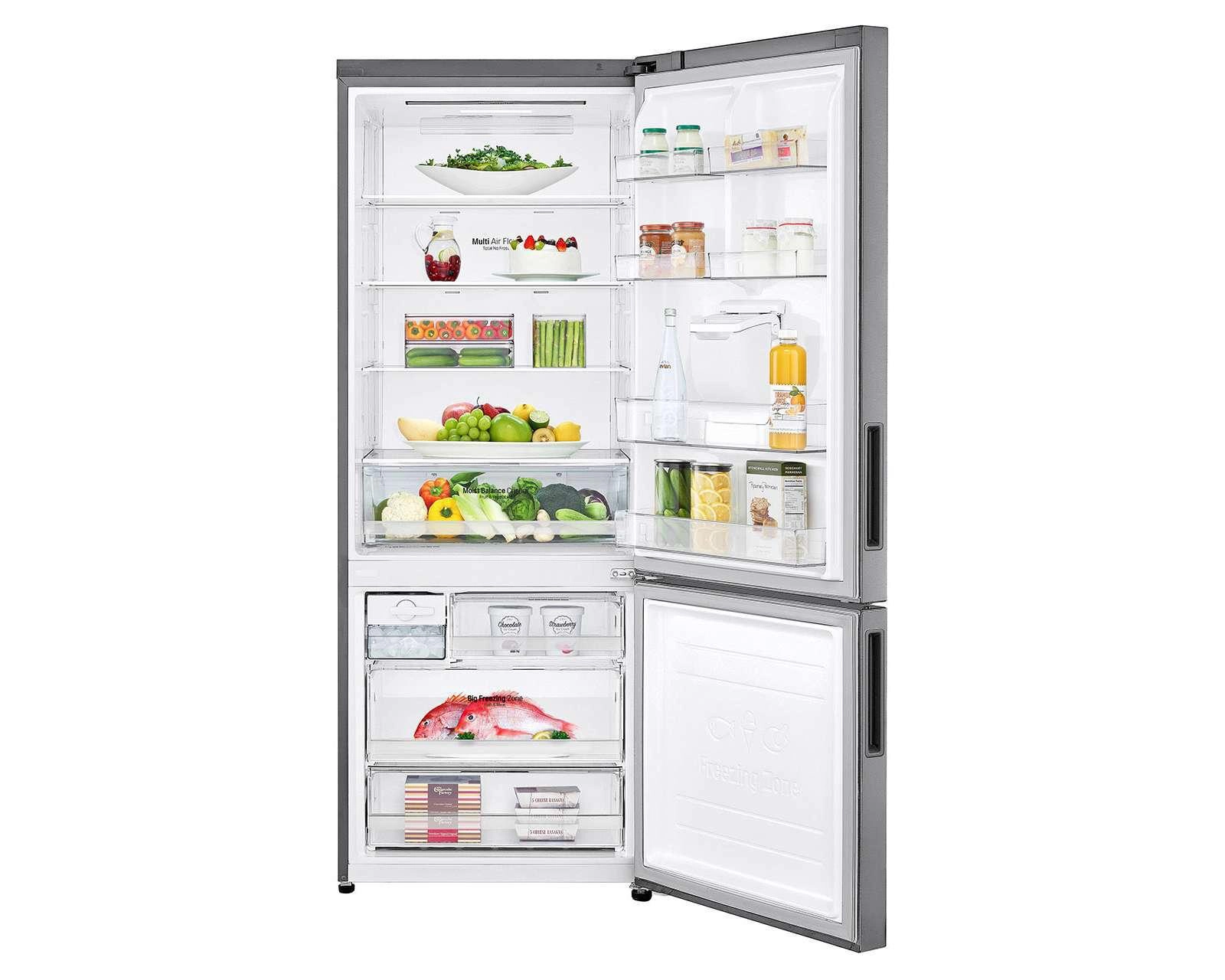 Foto 4 pulgar | Refrigerador LG Botton Mount 17 Pies Gris GB45SPP