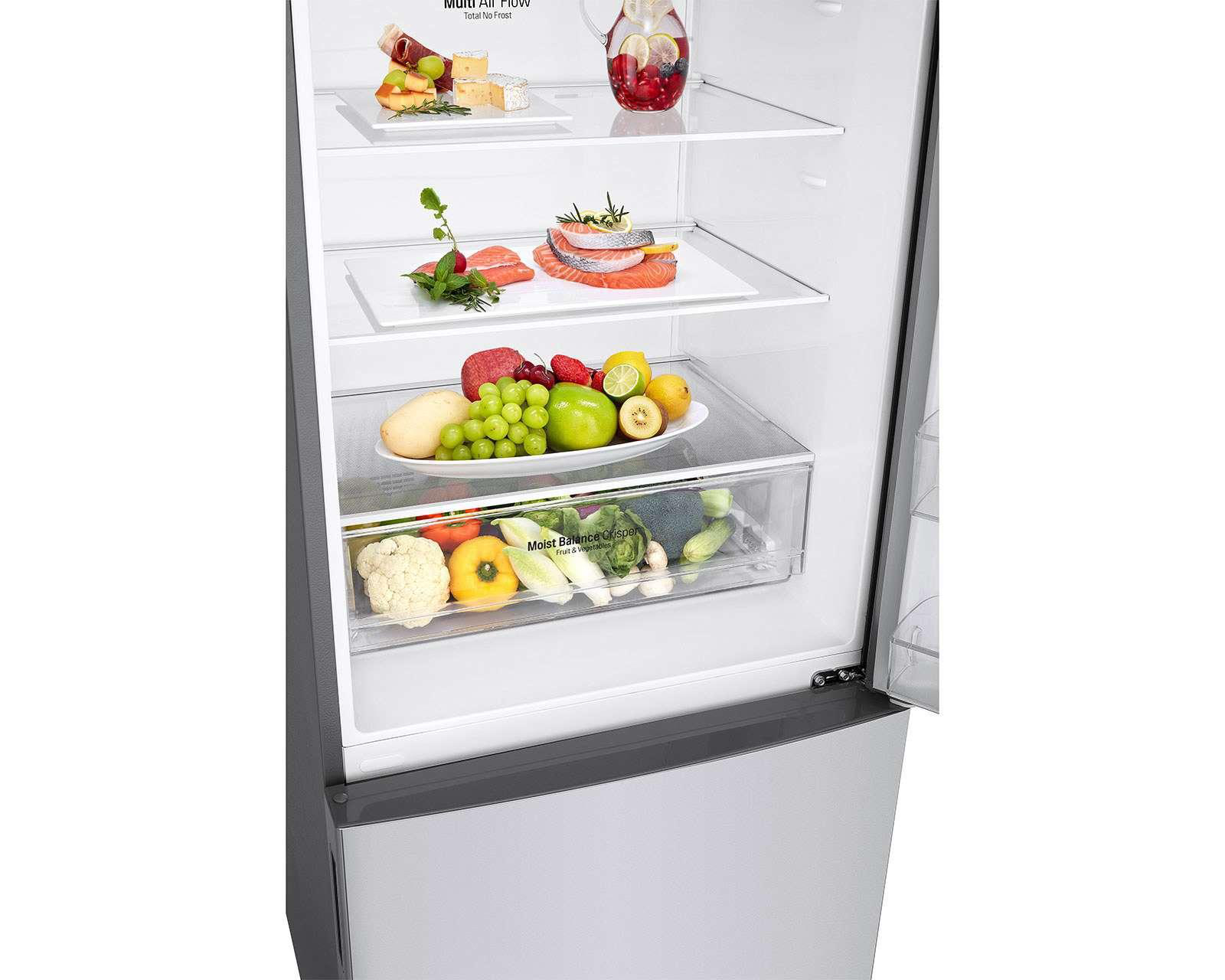 Foto 5 pulgar | Refrigerador LG Botton Mount 17 Pies Gris GB45SPP