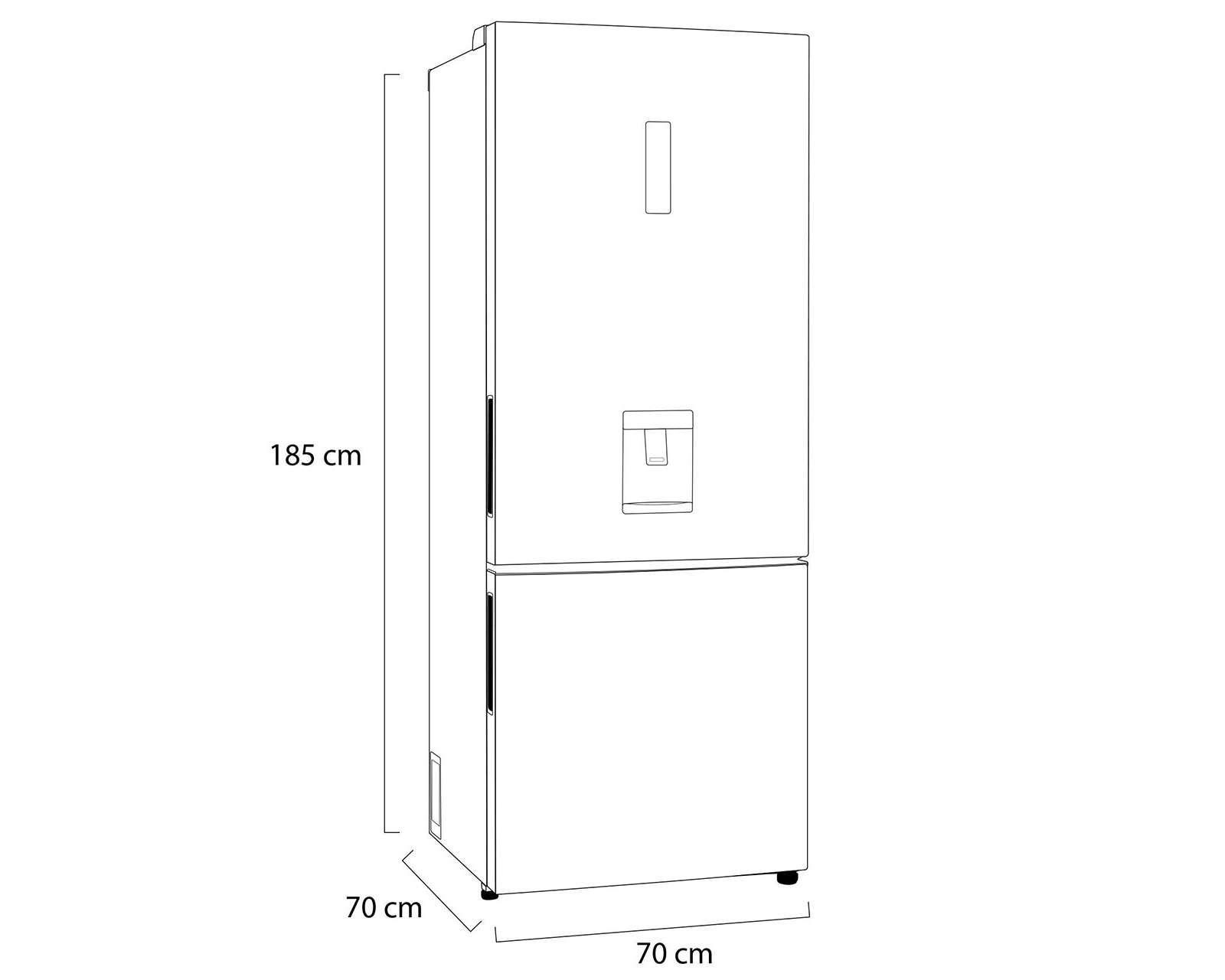 Foto 7 pulgar | Refrigerador LG Botton Mount 17 Pies Gris GB45SPP