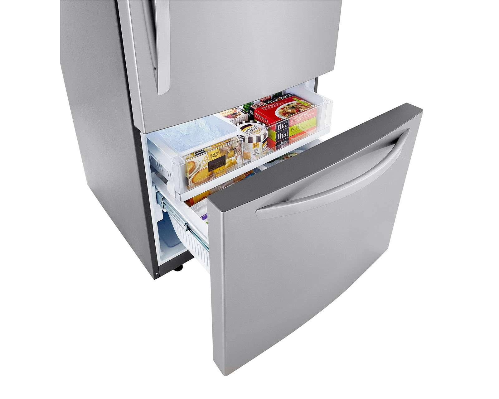 Foto 5 pulgar | Refrigerador LG Bottom Mount 26 Pies Plata LB26BGS