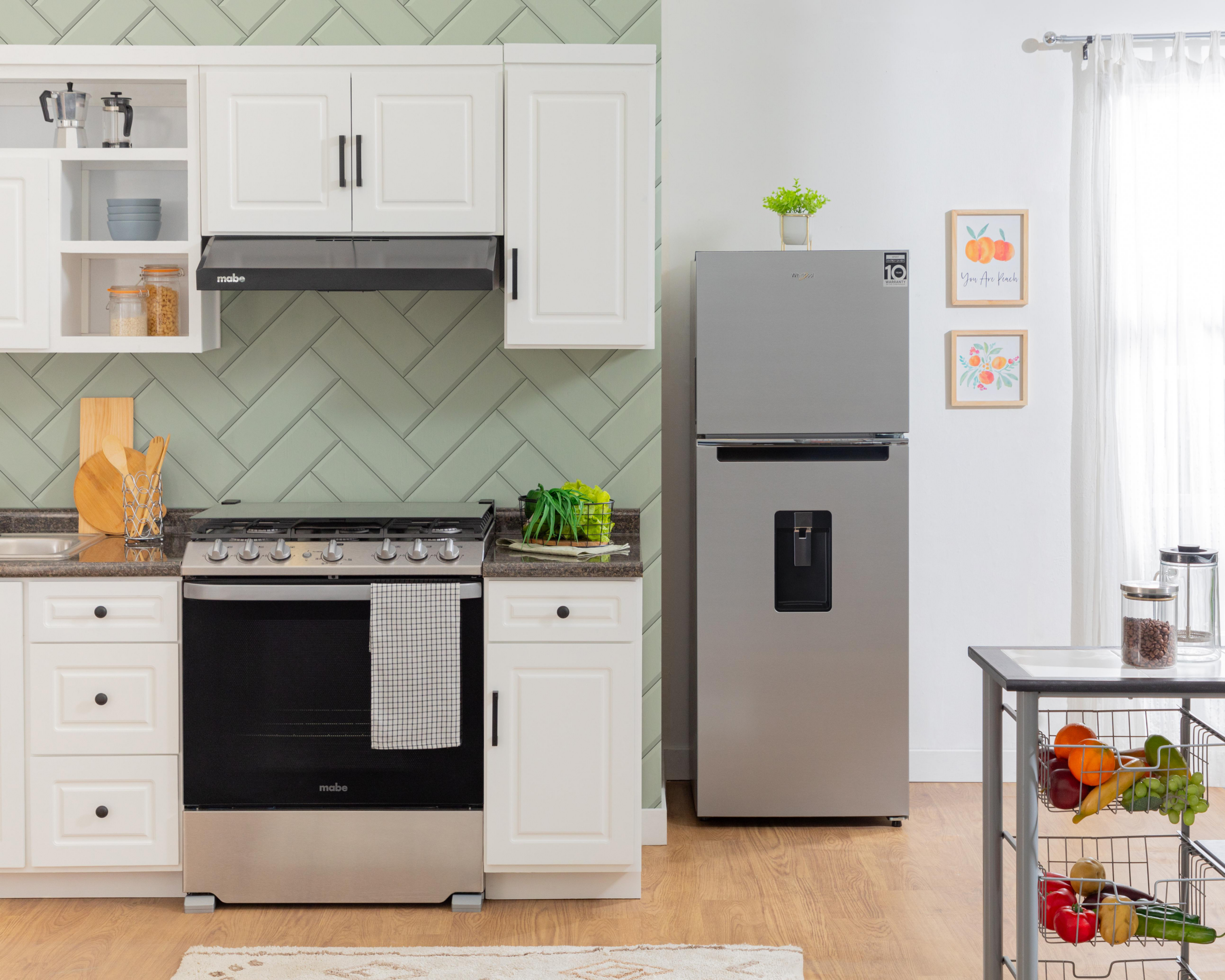 Foto 7 pulgar | Refrigerador Whirlpool Top Mount 11 Pies Plata WT1143K 11P