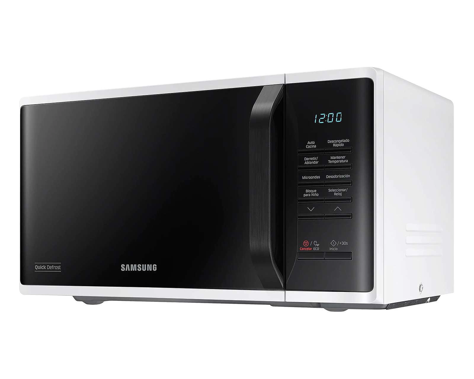 Foto 4 pulgar | Horno de Microondas Samsung 0.8 Pies MS23K3513AWAX Blanco