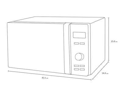 Foto 5 | Horno de Microondas Winia .7 Pies KOS-61HB Negro
