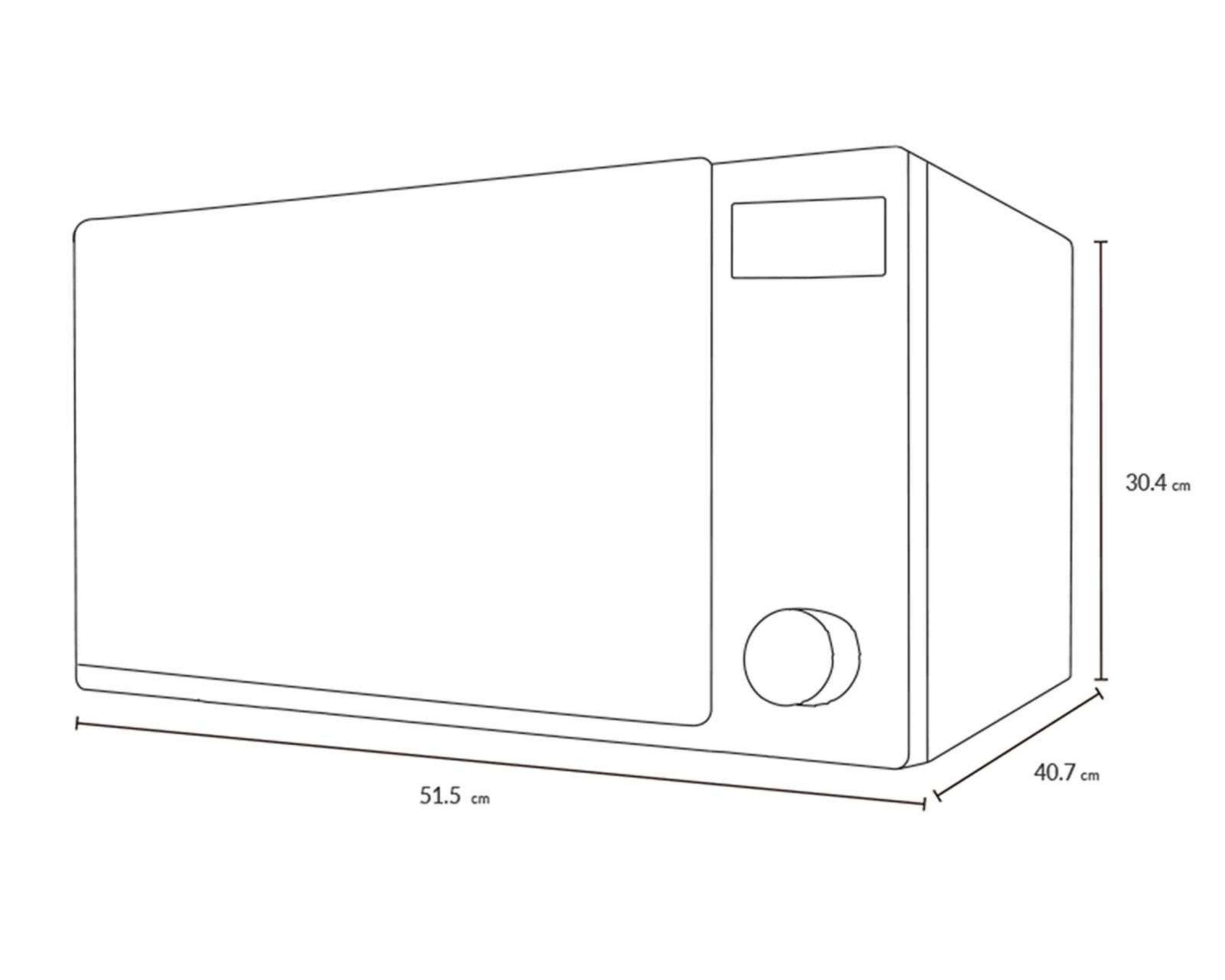 Foto 8 | Horno de Microondas Winia 1.1 Pies KOR-61DS Negro