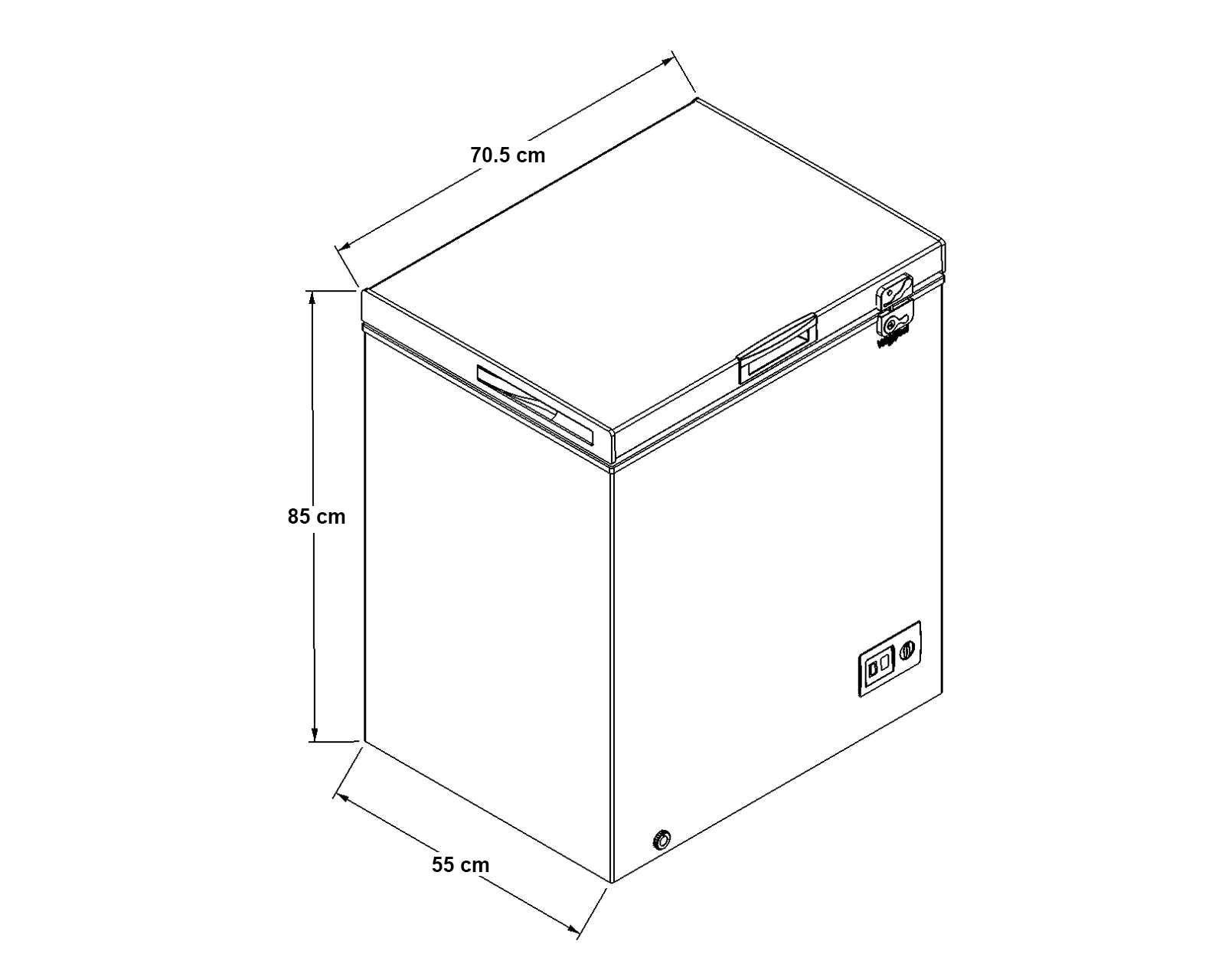 Foto 7 | Congelador Whirlpool 5 Pies Blanco WCF2105Q