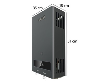 Foto 5 | Calentador Instantáneo de Agua Aspix JSD12-6D02 1.5 Servicios Gas LP