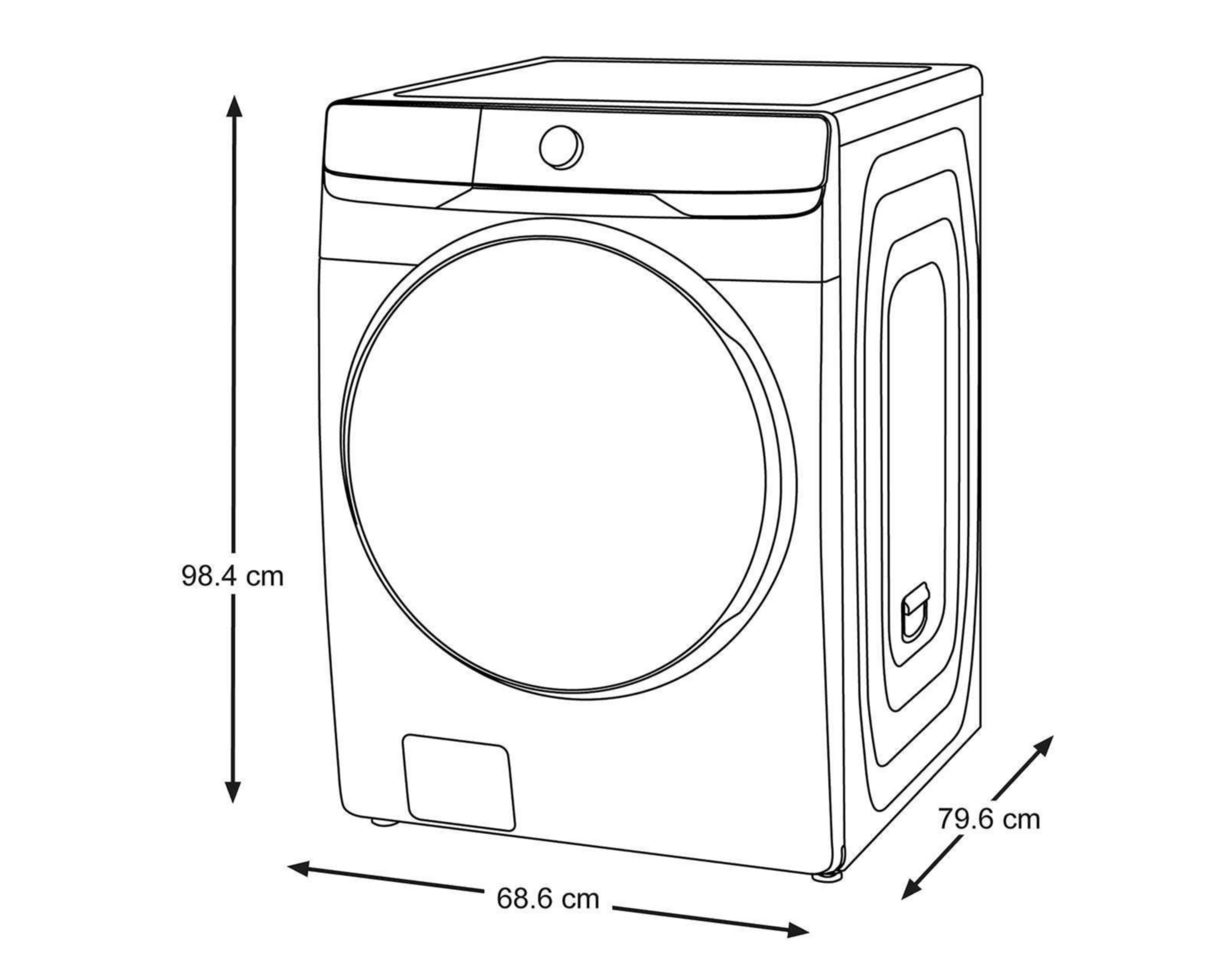 Foto 8 pulgar | Lavasecadora Samsung Digital WD20T6000GW/AX 20 kg Blanca