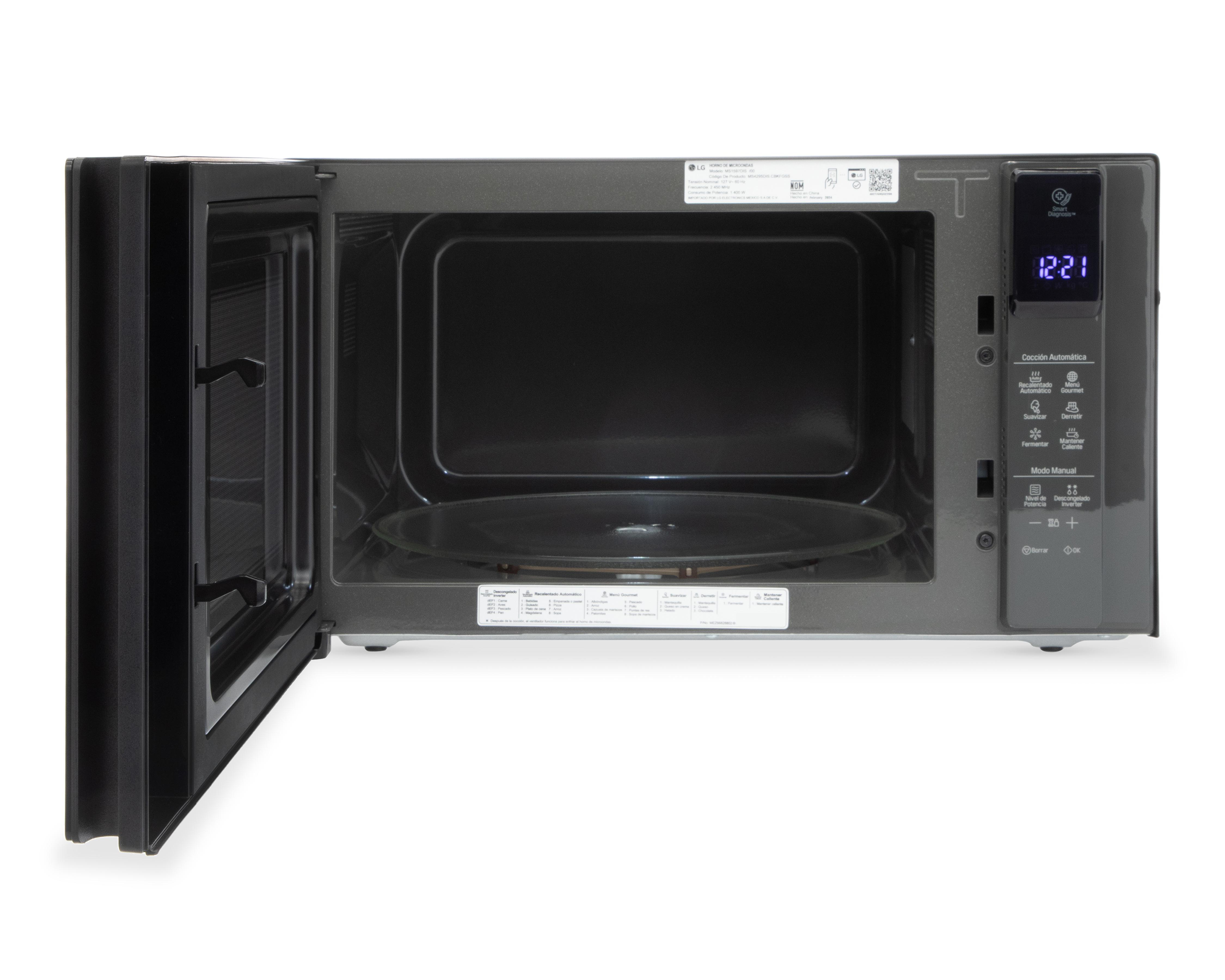 Foto 5 pulgar | Horno de Microondas LG 1.5 Pies MS1597DIS Negro