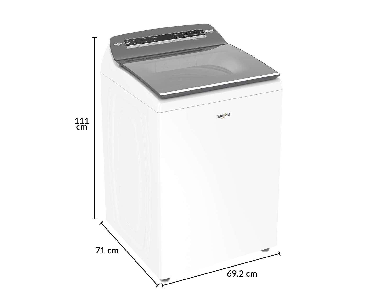 Foto 7 pulgar | Lavadora Whirlpool Automática 8MWTW2640WJB 26 KG Blanca