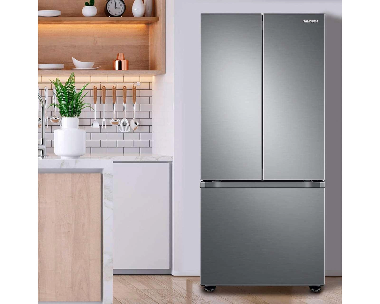 Foto 8 pulgar | Refrigerador Samsung RF22A4010S9EM French Door 22 Pies Plata