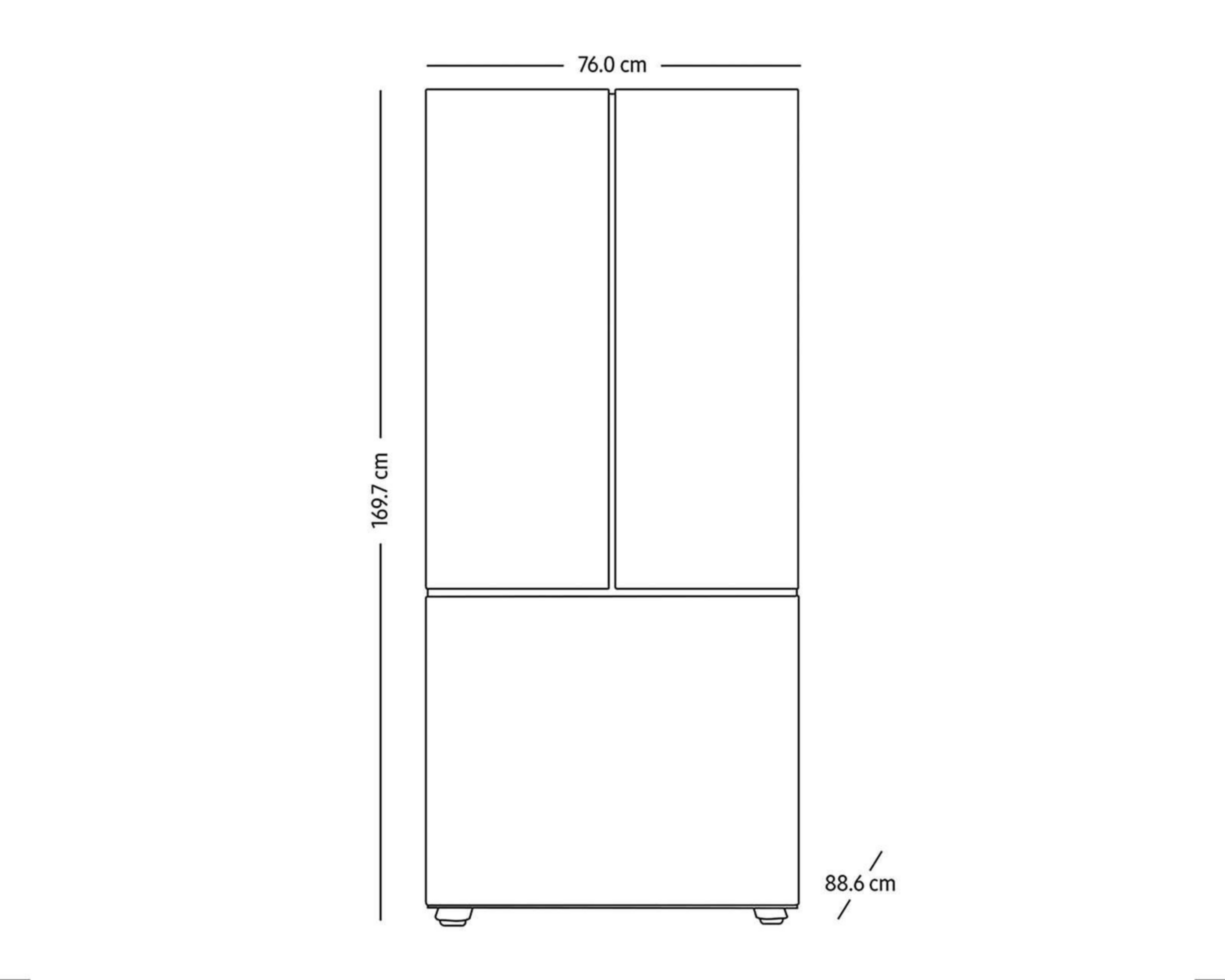 Foto 10 pulgar | Refrigerador Samsung RF22A4010S9EM French Door 22 Pies Plata