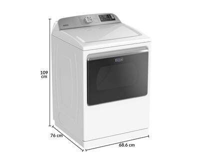 Foto 7 | Secadora Maytag 7MMED7230LW 28 kg Blanca