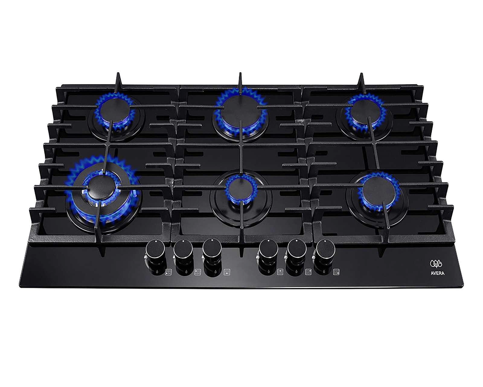 Parilla Empotrable Avera de Gas VT6 Negra $6,699