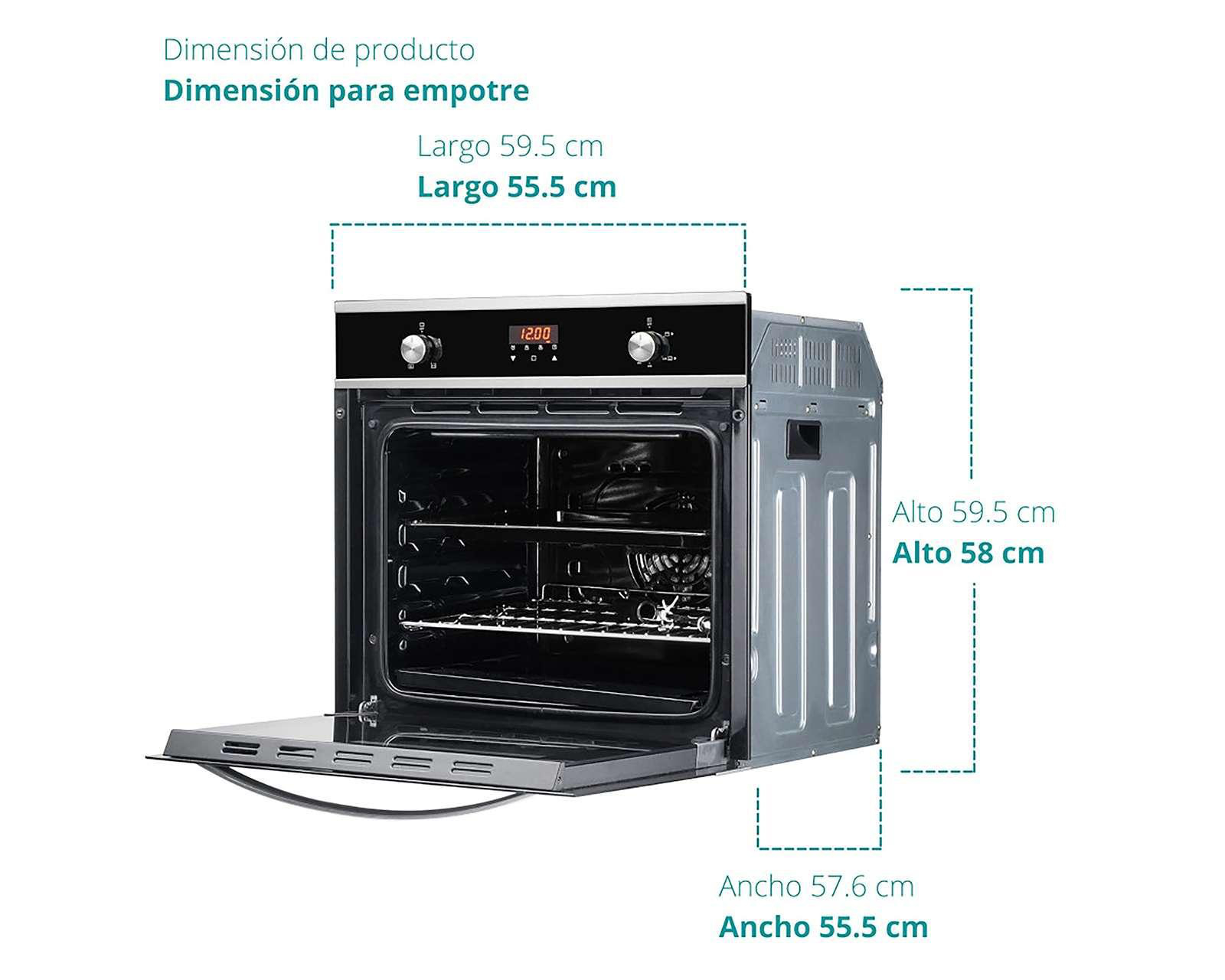 Foto 7 | Horno de Empotre Avera HE01NAT 127 v