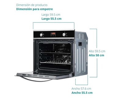 Foto 7 | Horno de Empotre Avera HE01NAT 127 v