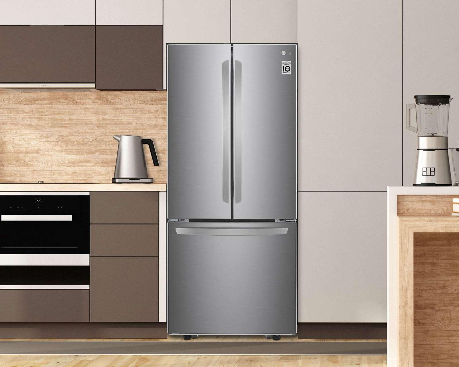 Foto 11 pulgar | Refrigerador LG GM22BIP French Door 22 Pies Plateado