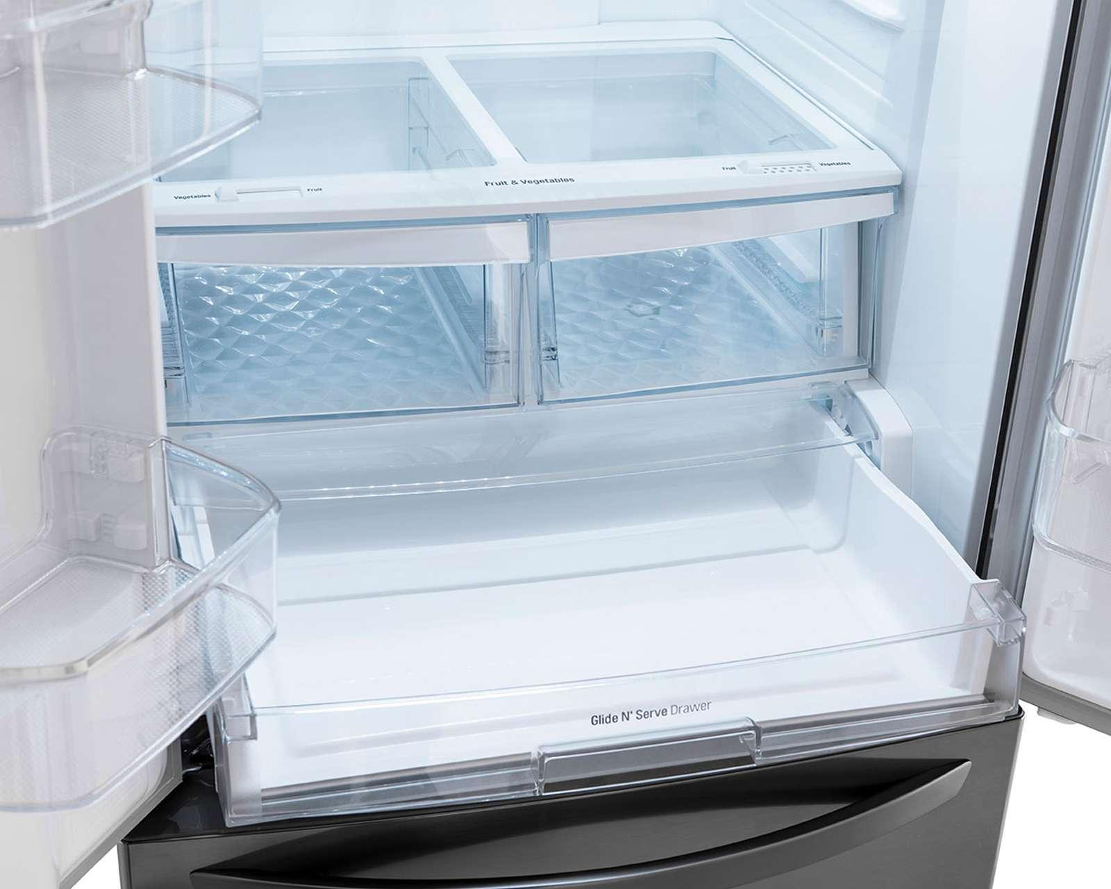 Foto 4 pulgar | Refrigerador LG GM22BIP French Door 22 Pies Plateado