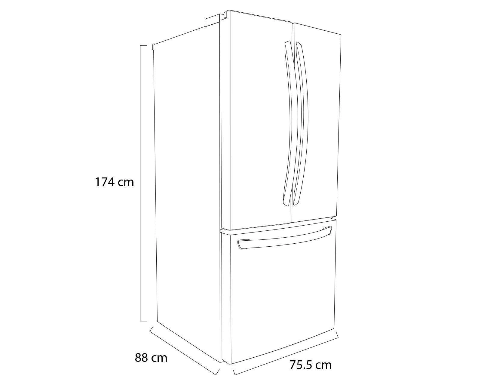 Foto 10 pulgar | Refrigerador LG GM22BIP French Door 22 Pies Plateado