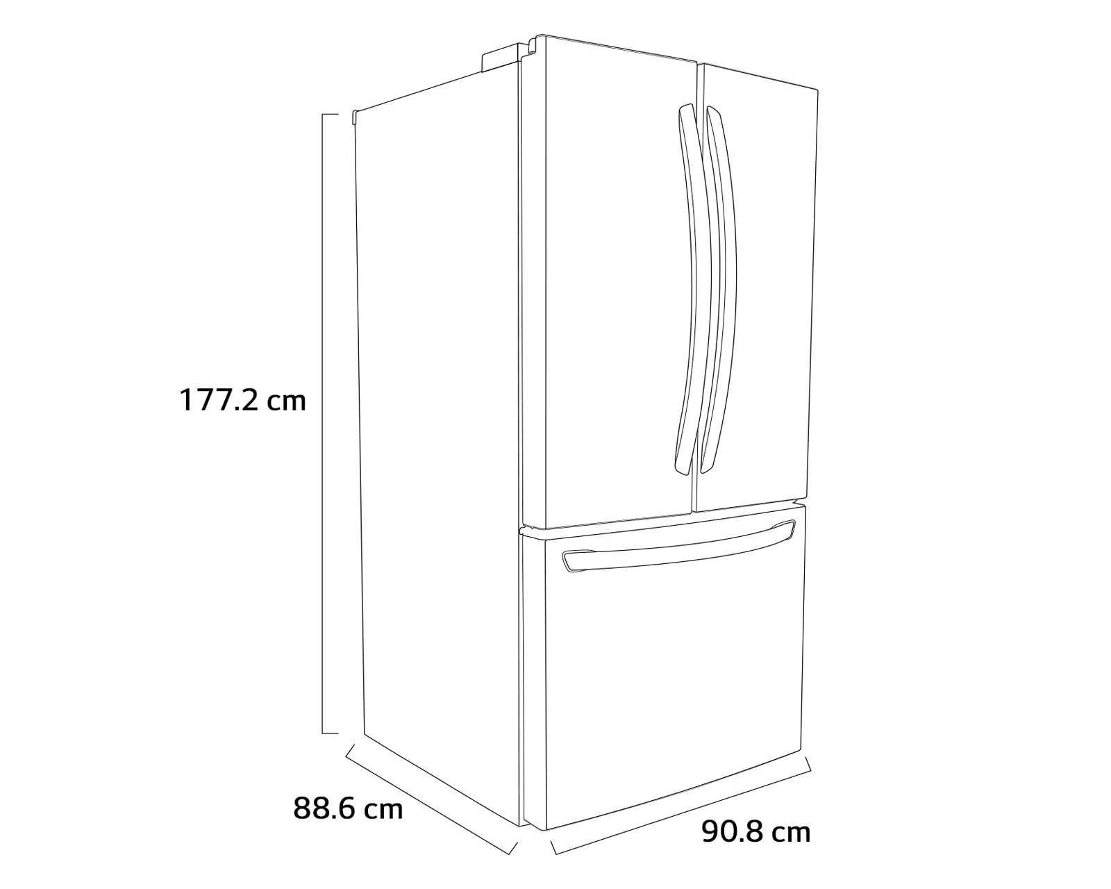Foto 11 pulgar | Refrigerador LG French Door 29 Pies Plata