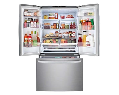 Foto 3 | Refrigerador LG French Door 29 Pies Plata