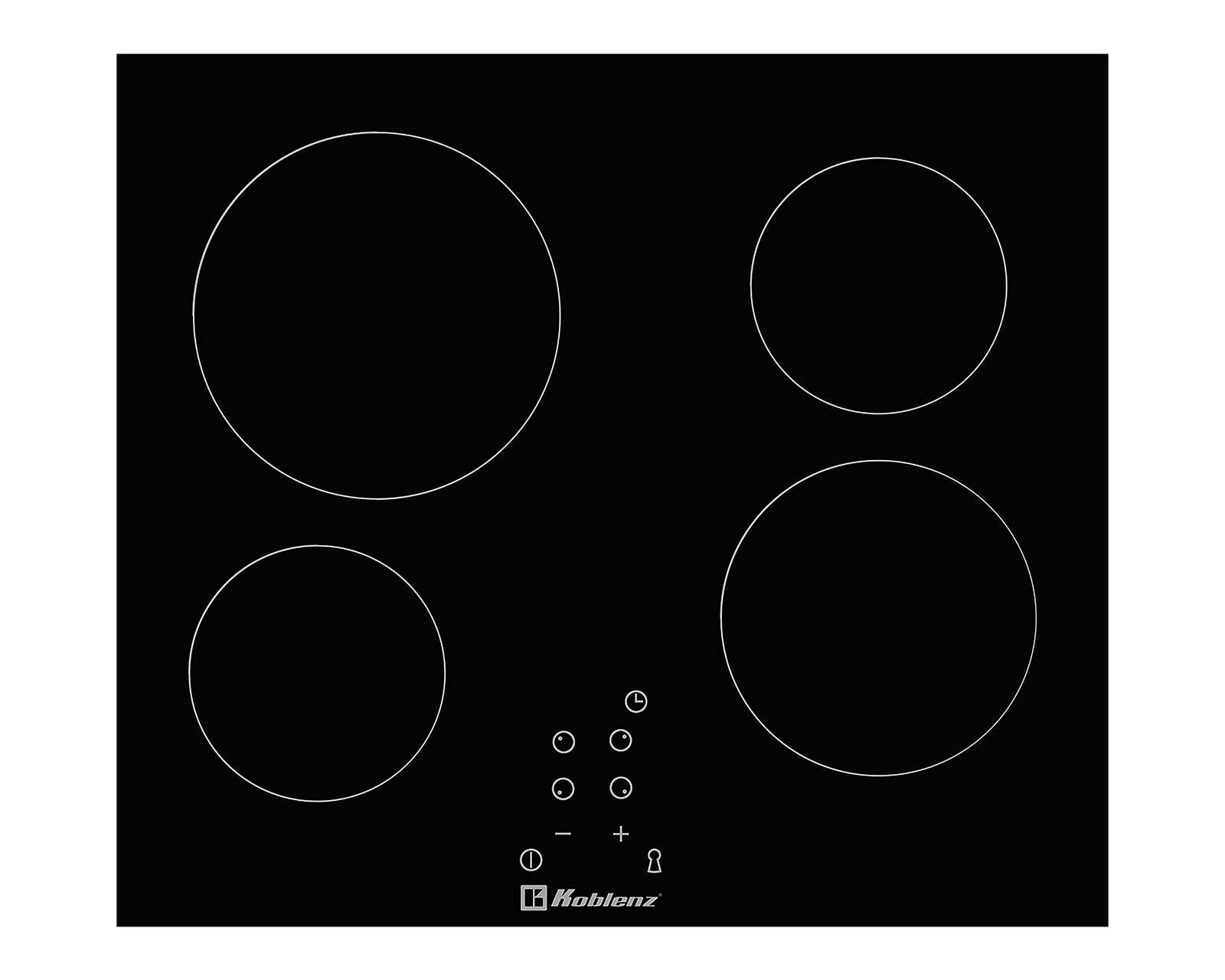 Parrilla Empotrable Koblenz Eléctrica PMV-230 Negra