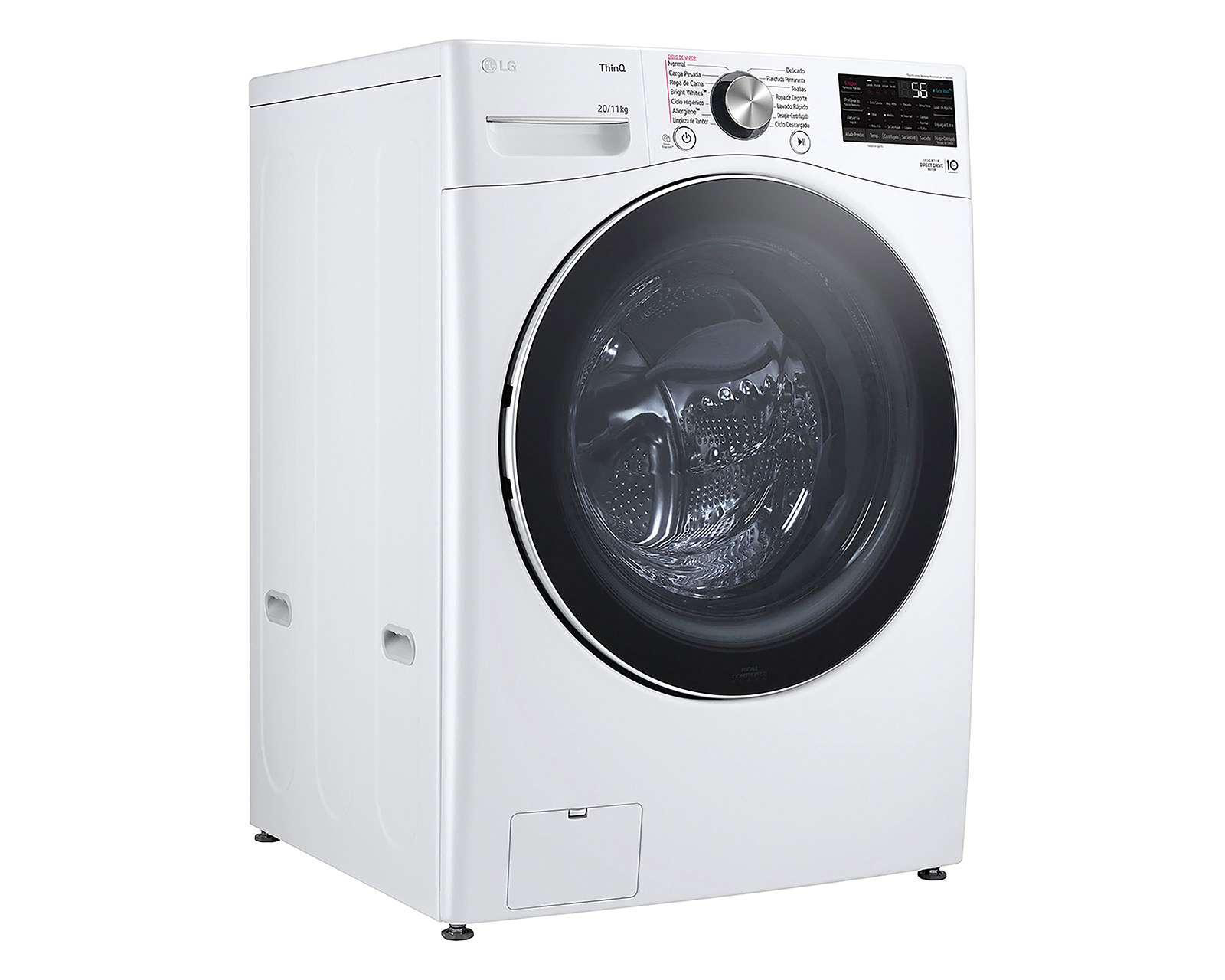 Lavadora y Secadora LG Automática WD20WV26R 20 kg Blanca