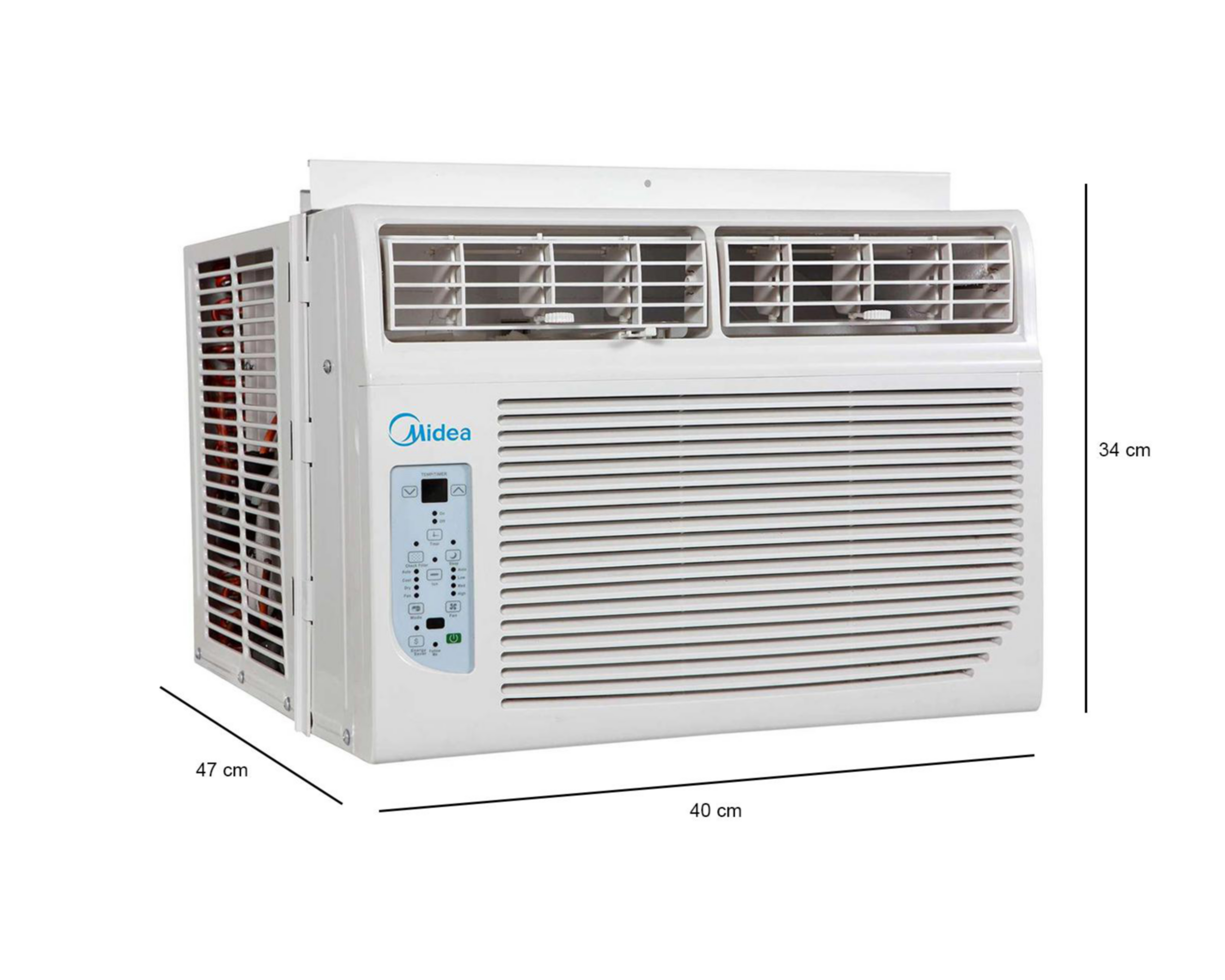 Foto 5 pulgar | Aire Acondicionado de Ventana Midea 3/4 Tonelada 110V Solo Frío MAW08C1OUMC