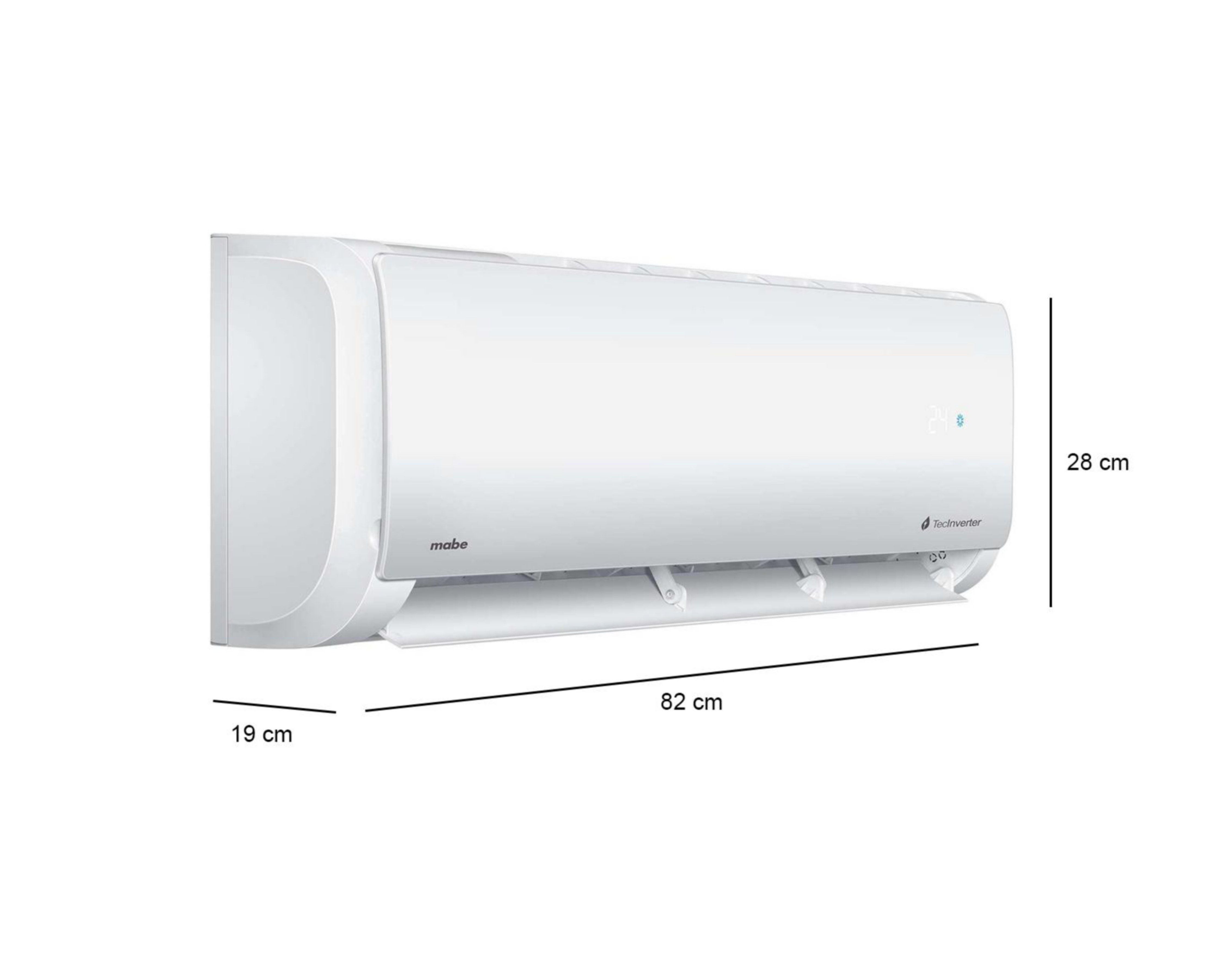 Foto 5 pulgar | Minisplit Mabe Inverter 1 Tonelada 110V Solo Frío MMI12CABWCA6MC9