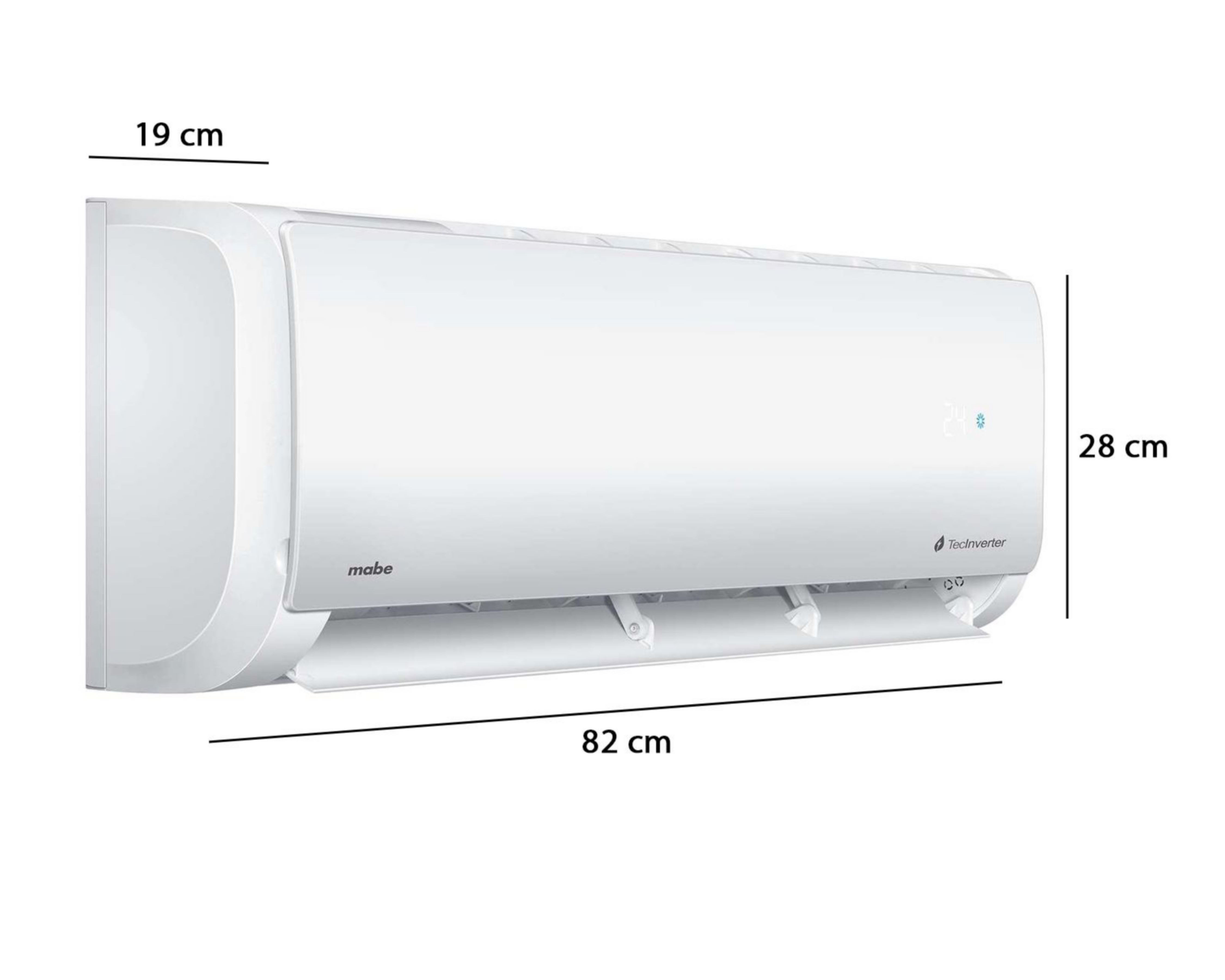 Foto 6 pulgar | Minisplit Mabe Inverter 1 Tonelada 220V Solo Frío MMI12CDBWCA6MC9