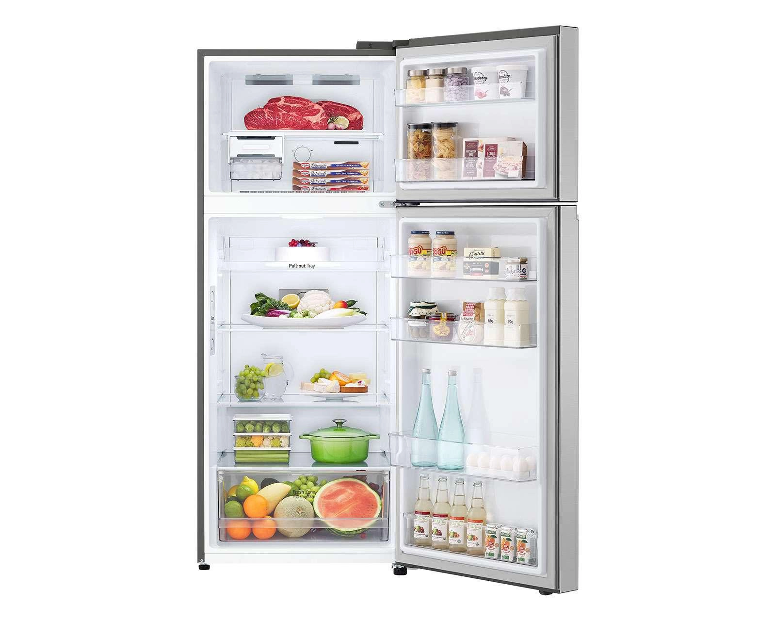 Foto 4 pulgar | Refrigerador LG Top Mount 14 Pies Platino VT40BP