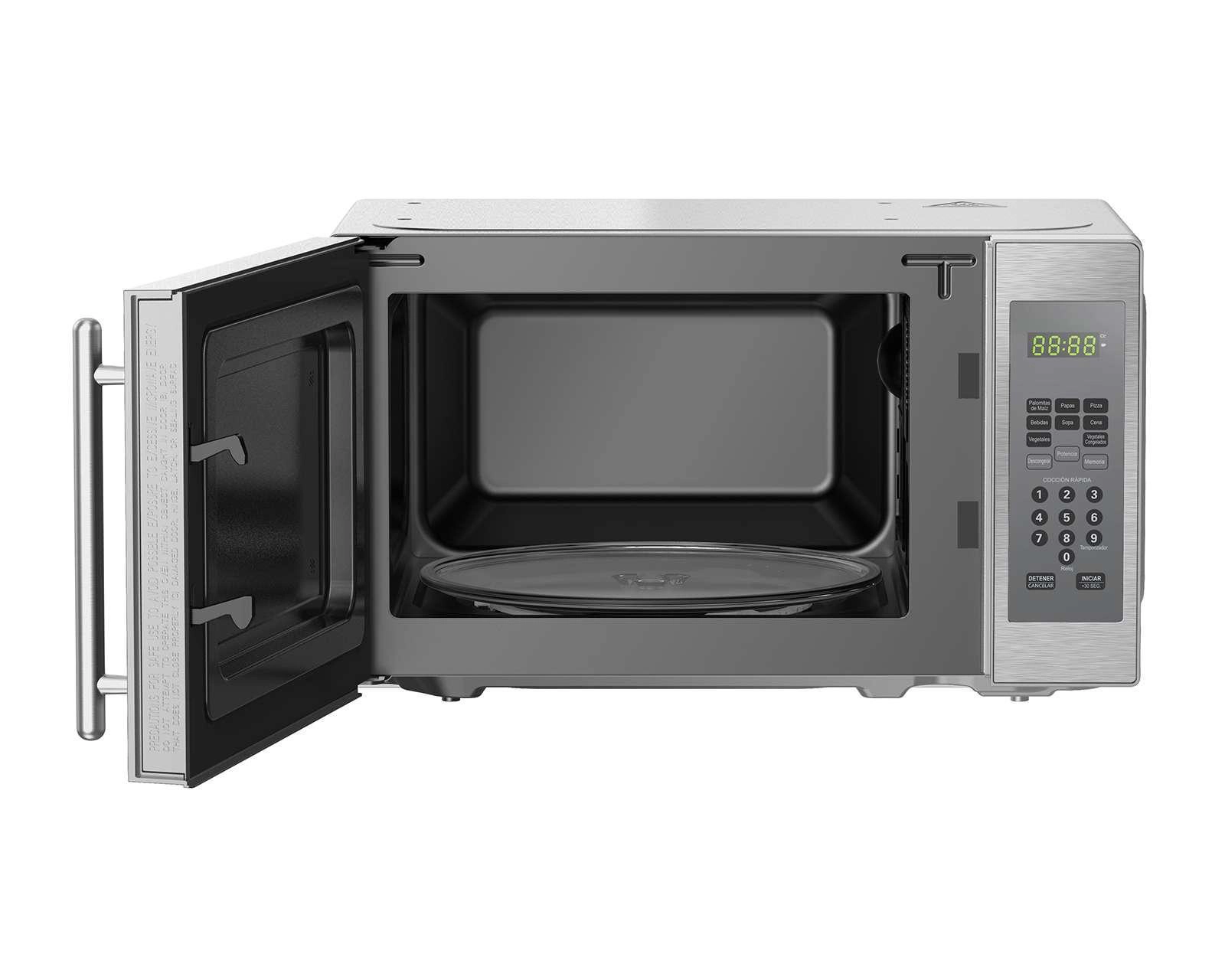 Foto 5 pulgar | Horno de Microondas Aspix 20 L EM720C-PN Plateado