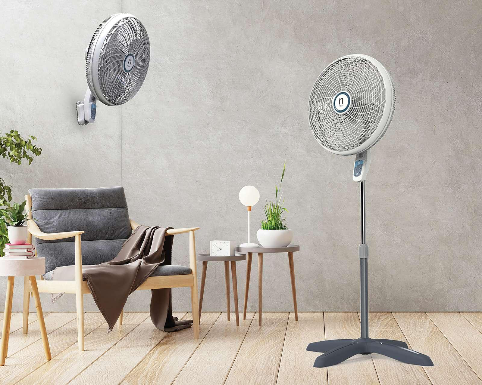 Foto 8 pulgar | Ventilador de Pedestal Navia 18"