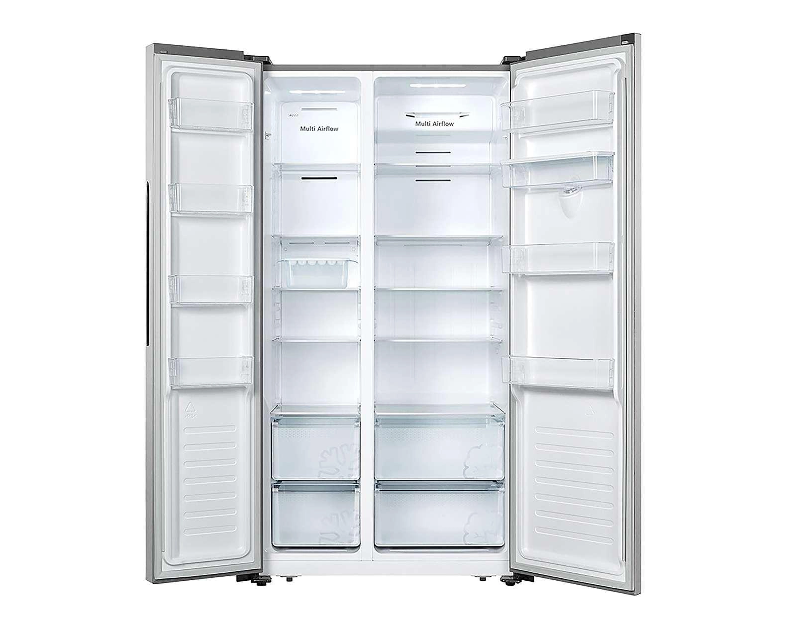 Foto 4 pulgar | Refrigerador Hisense Side by Side 18 Pies Plata RS19N6WCX