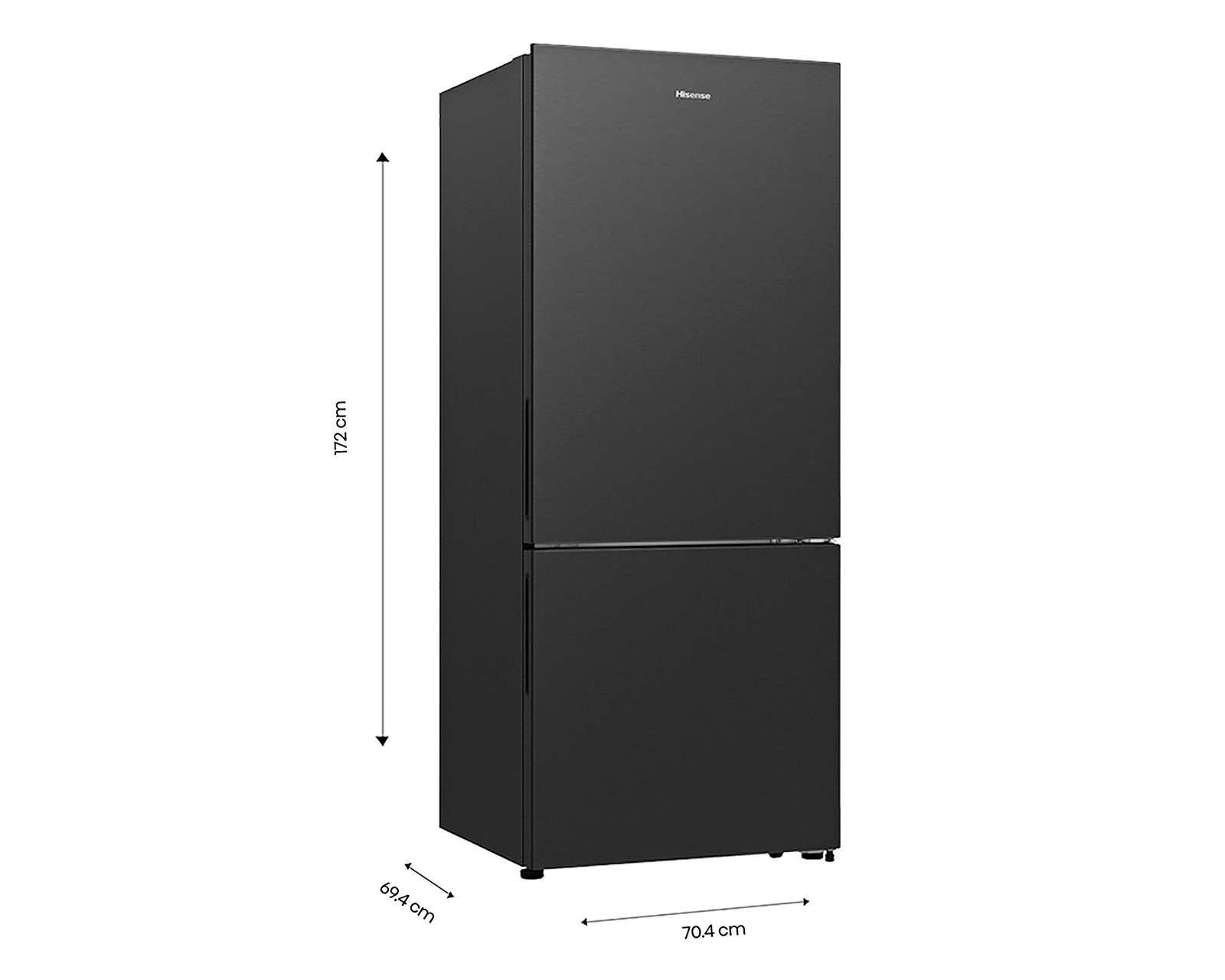 Foto 7 pulgar | Refrigerador Hisense Bottom Mount Negro RB15N6FBX1