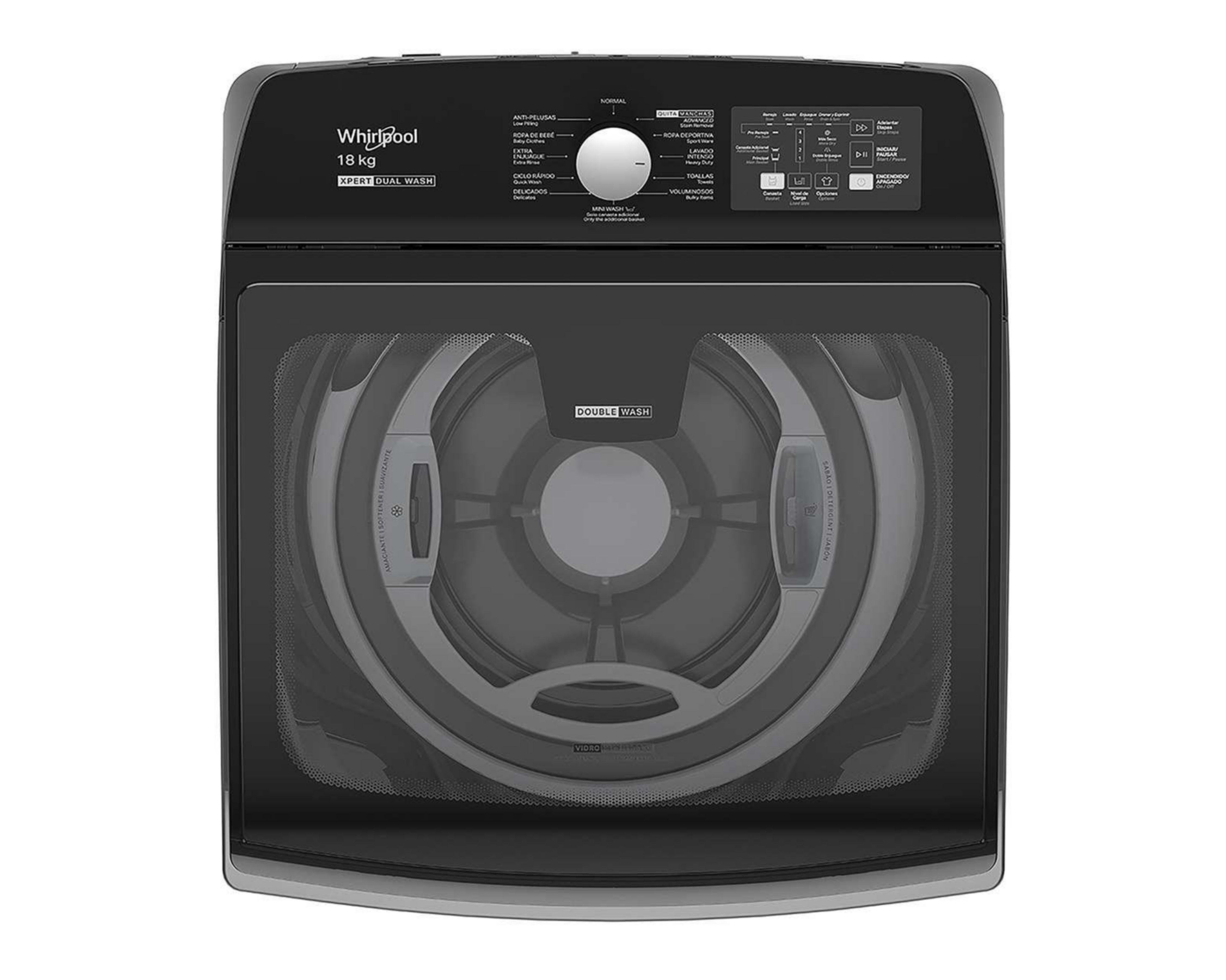 Foto 6 pulgar | Lavadora Whirlpool Digital WWH18ATALN 18 kg Gris