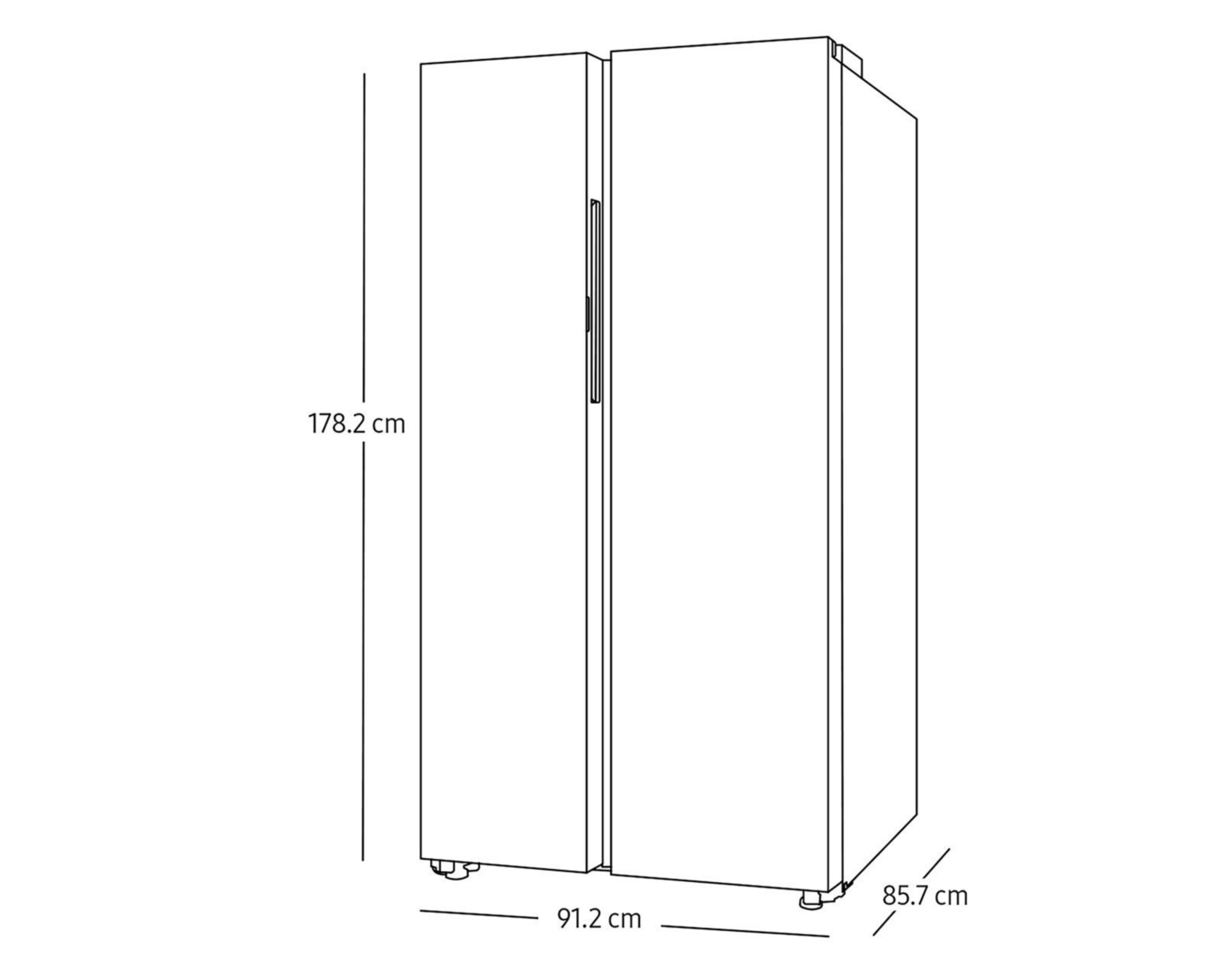 Foto 9 pulgar | Refrigerador Samsung Side by Side 28 Pies Plateado