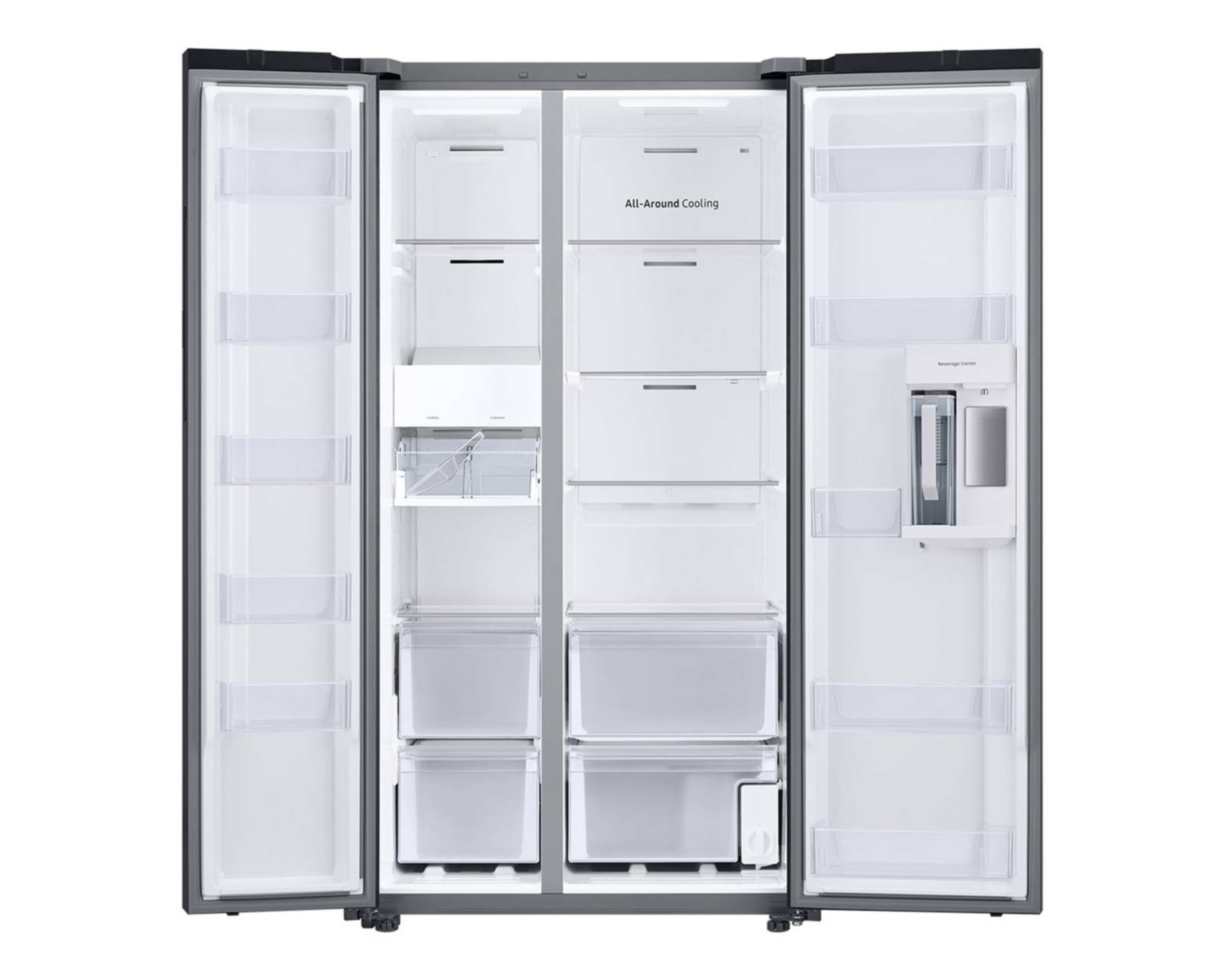 Foto 5 pulgar | Refrigerador Samsung Side By Side 28 Pies Blanco RS28CB760A12EM
