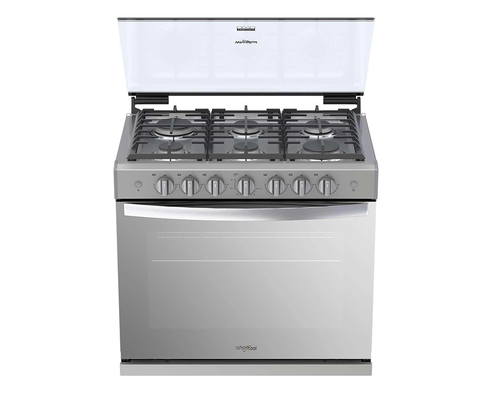 Foto 3 pulgar | Estufa Whirlpool de Empotre 30" con 6 Quemadores de Gas WER3000D 30P