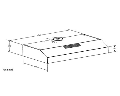Foto 6 | Campana Aspix 30" de Pared Acero Inoxidable