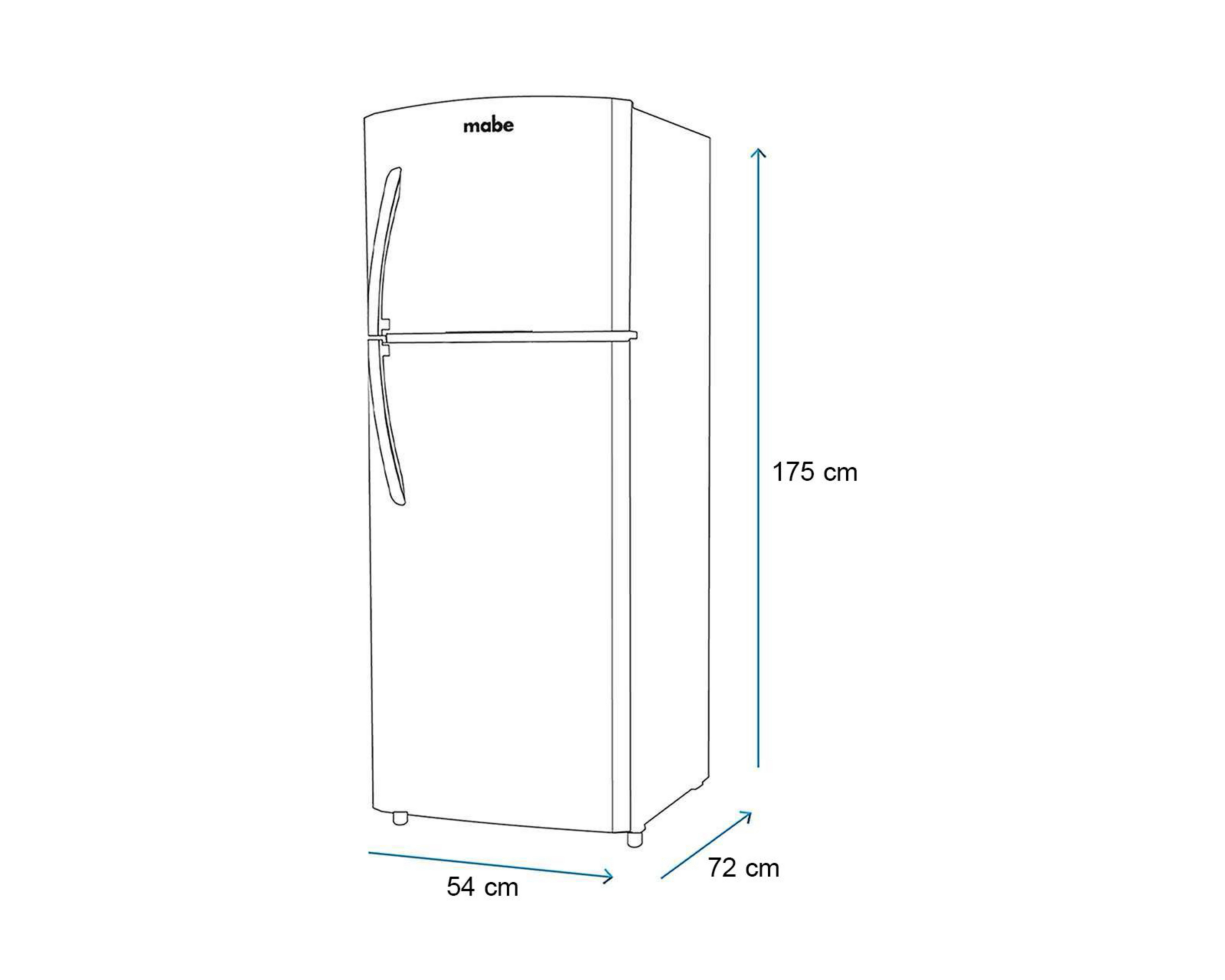 Foto 9 pulgar | Refrigerador Mabe RMA300FXMRQ0 Top Mount 11 Pies Plateado