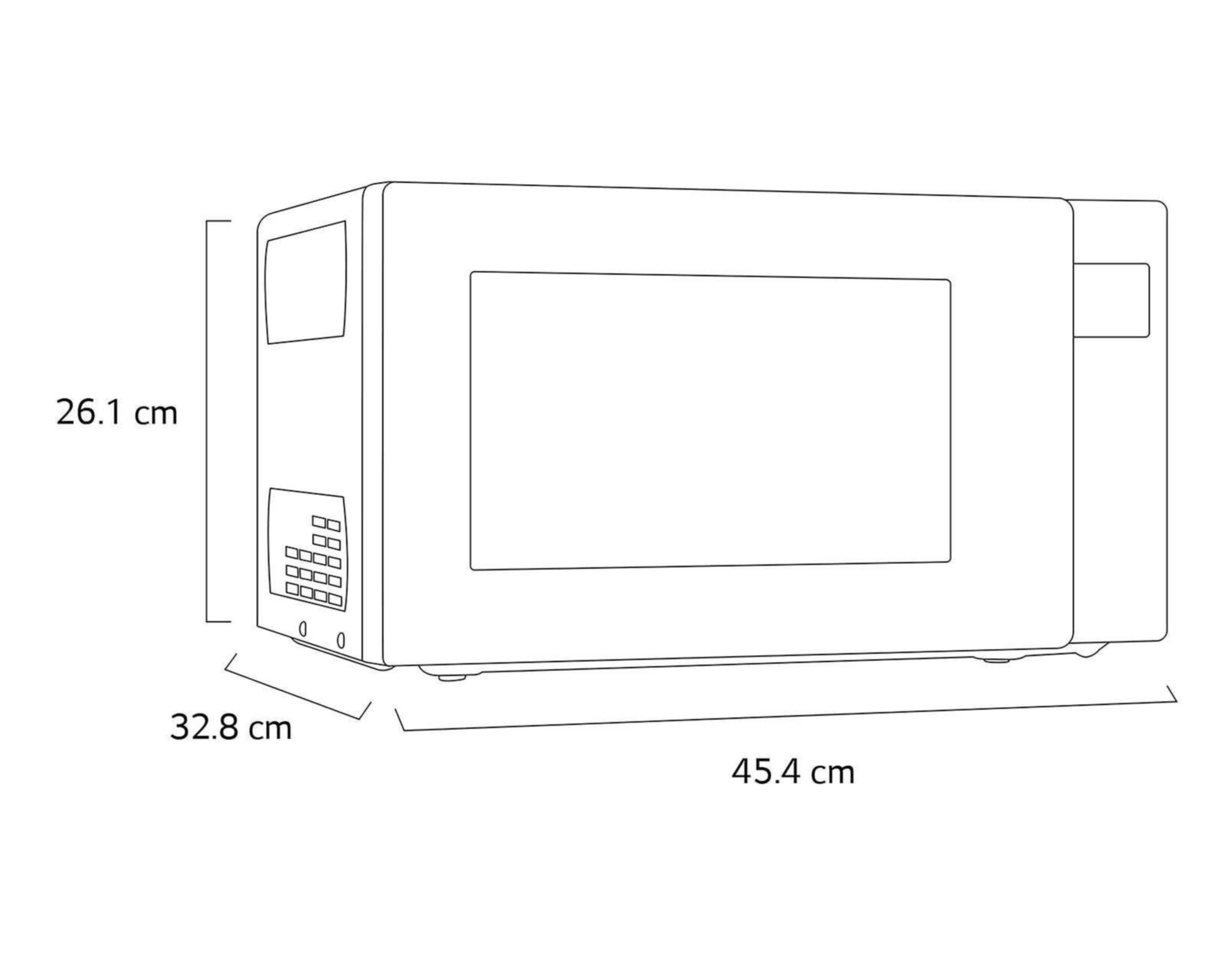 Foto 8 | Horno de Microondas LG 0.7 Pies MS2032GAS Negro