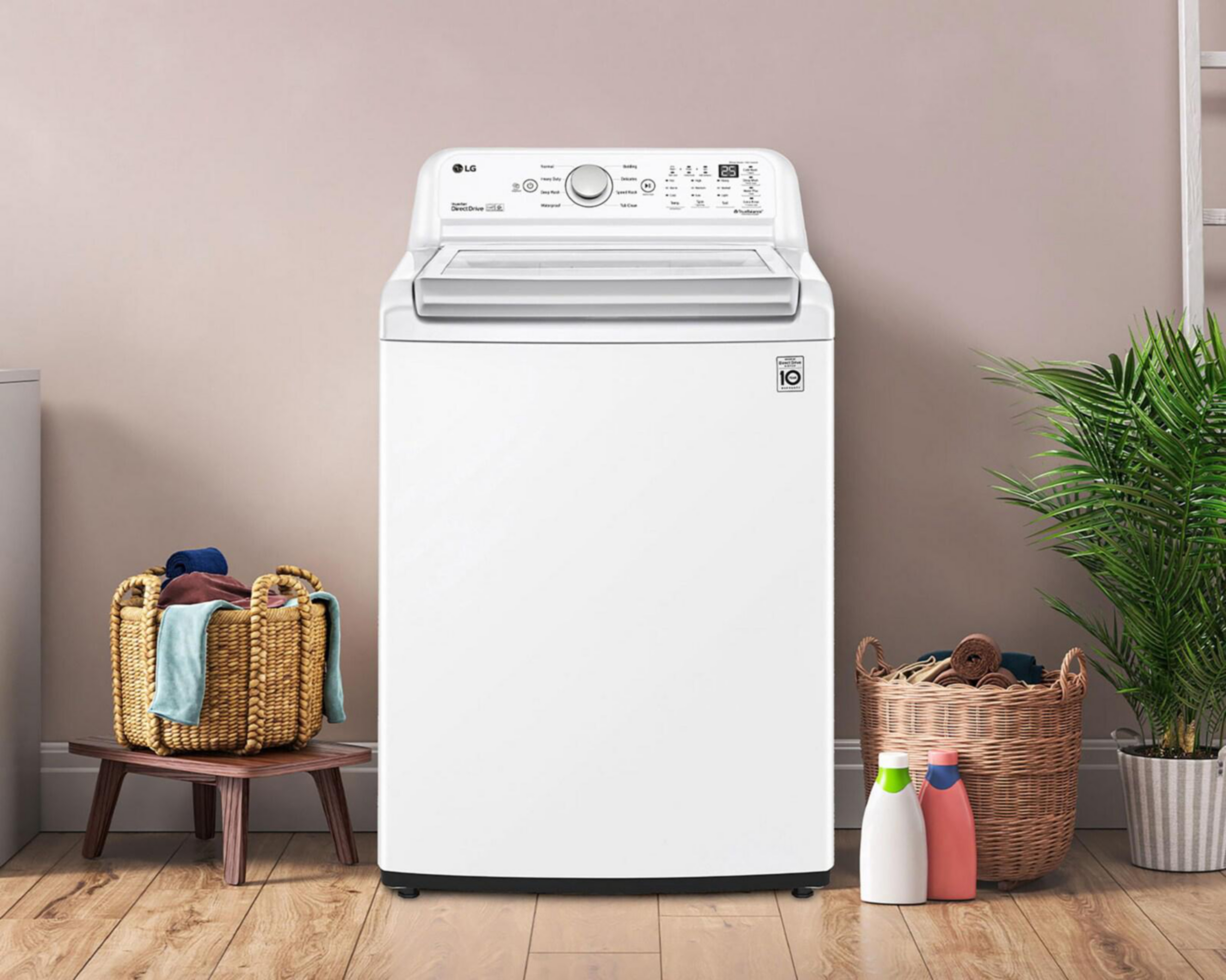 Foto 7 | Lavadora LG Automática WT25WT6HK 25 kg Blanca