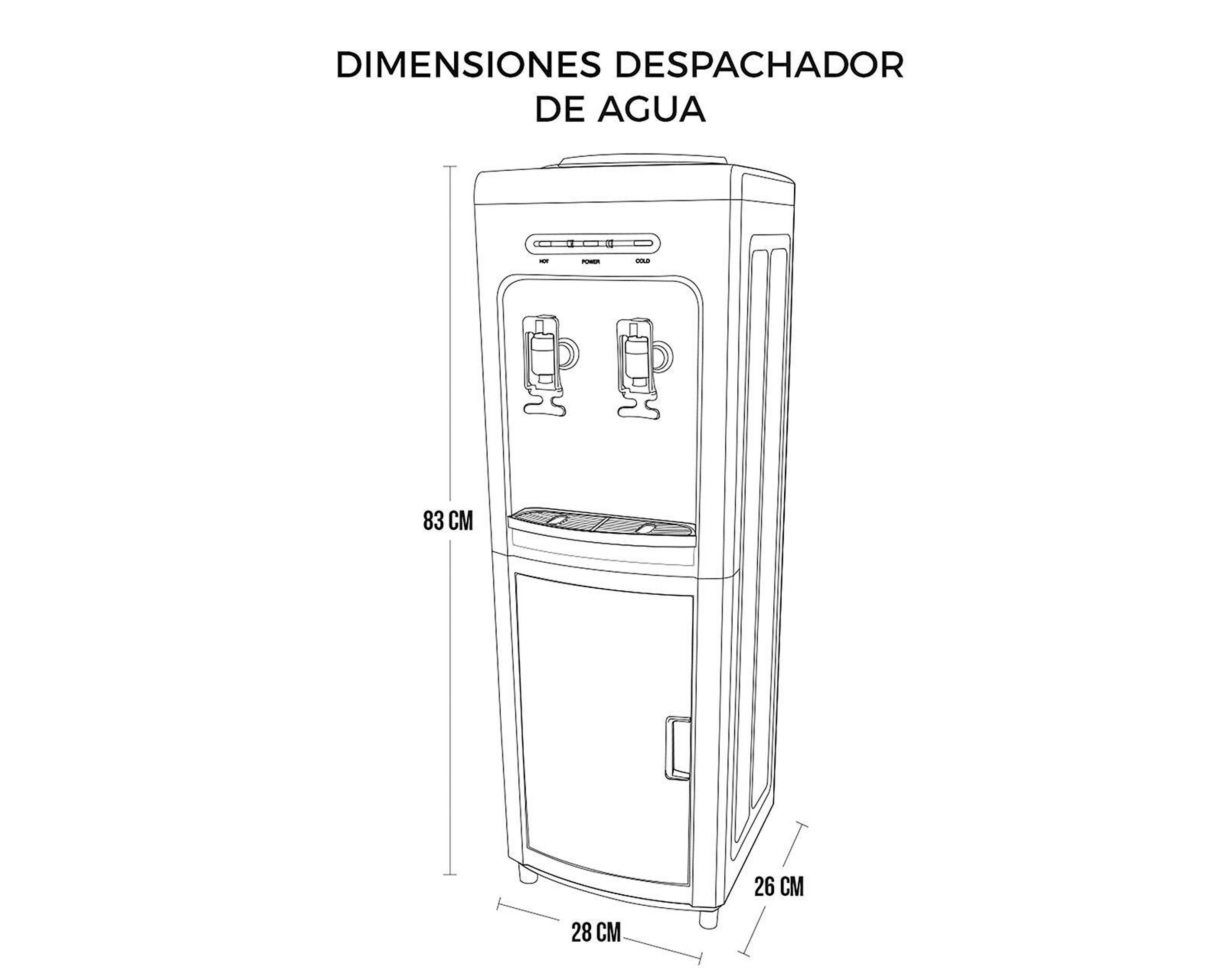 Foto 4 | Enfriador de Agua Disa ENFP-B-007 de Piso