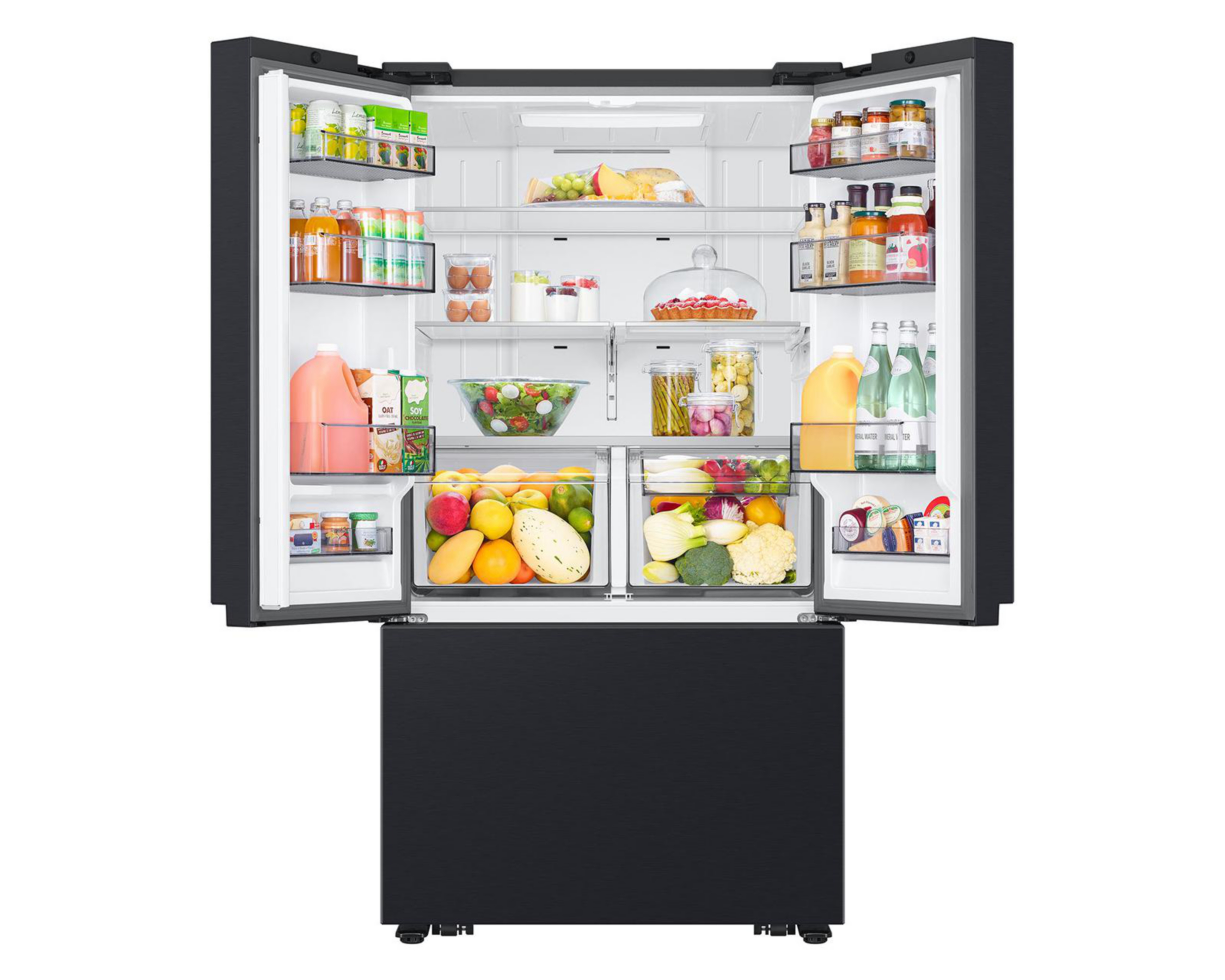 Foto 6 pulgar | Refrigerador Samsung RF32CG5N10B1EM French Door 32 Pies Black Caviar