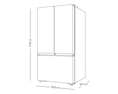 Foto 9 | Refrigerador Samsung RF32CG5N10B1EM French Door 32 Pies Black Caviar