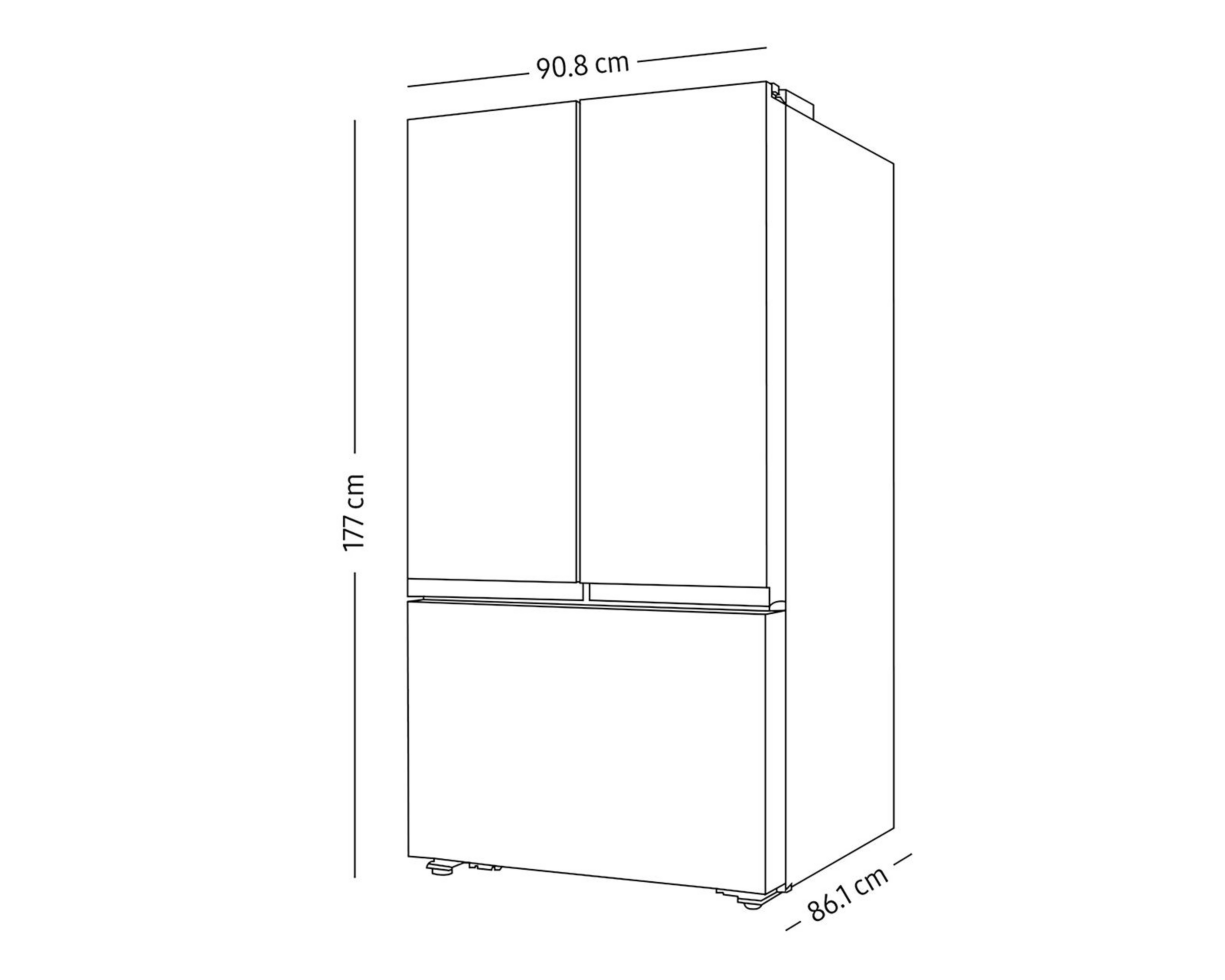 Foto 10 pulgar | Refrigerador Samsung French Door 31.5 Pies Silver Matt RF32CG5N10S9EM