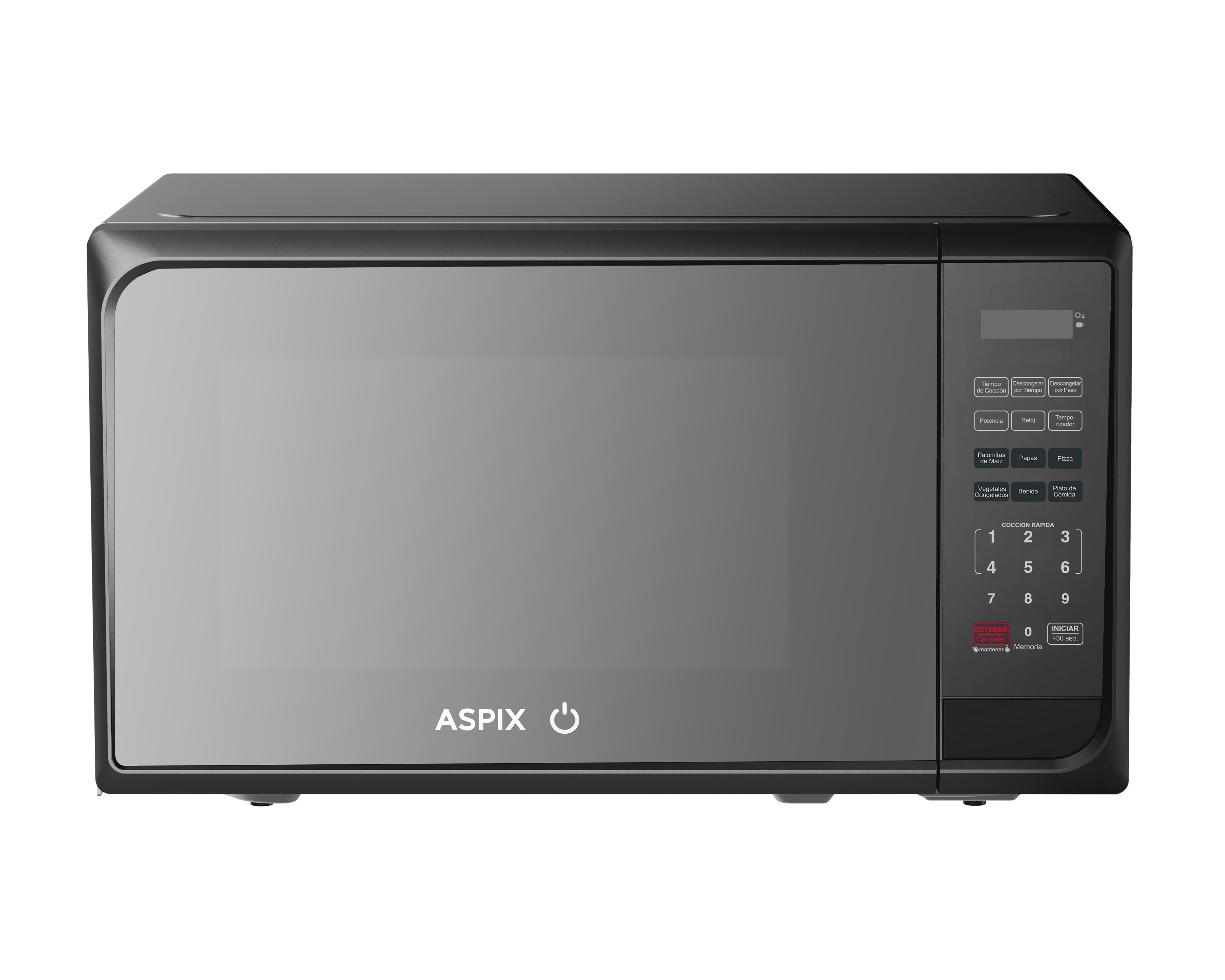 Horno de Microondas Aspix 0.7 Pies MA07PBN10E Negro