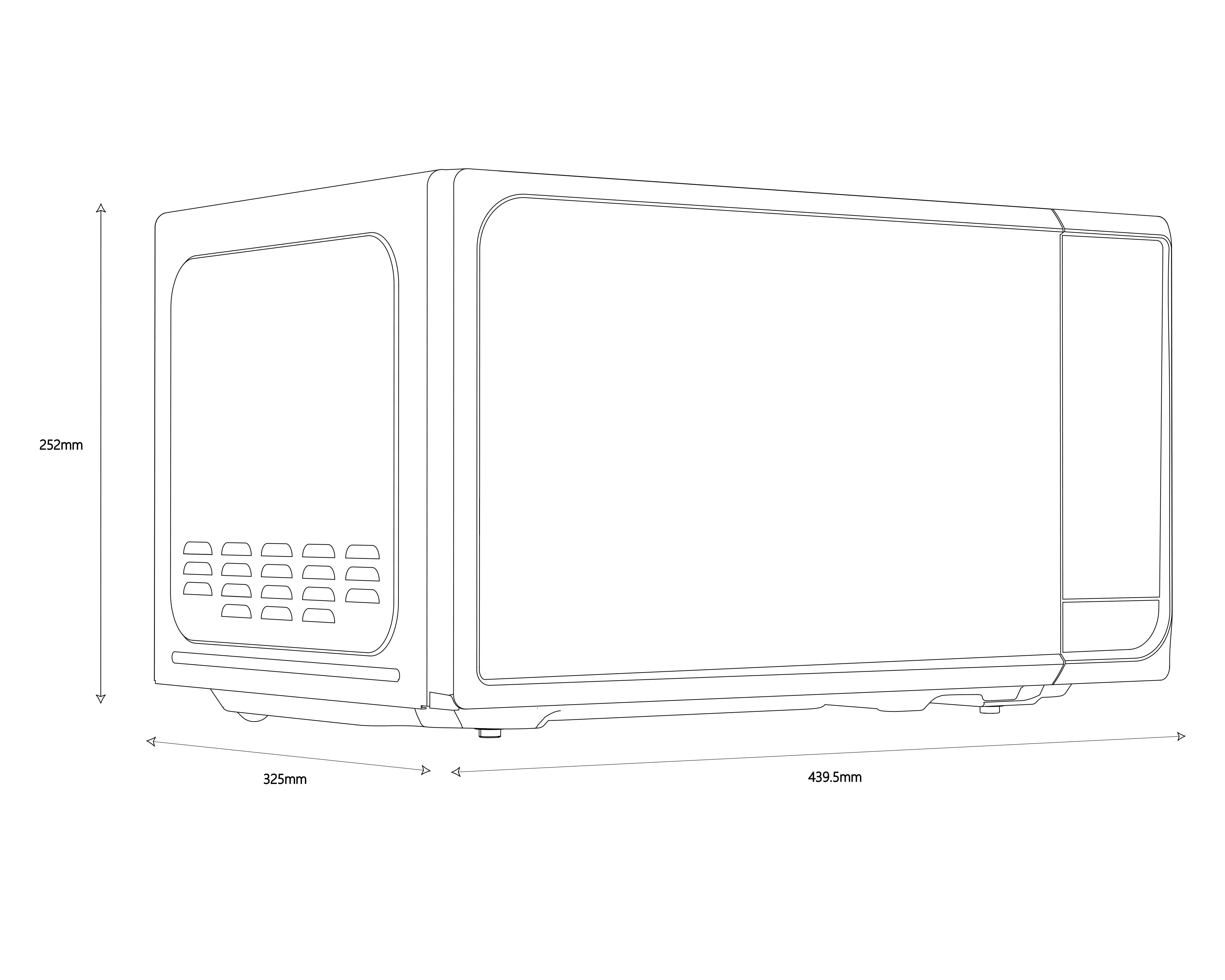 Foto 7 | Horno de Microondas Aspix 0.7 Pies MA07PBN10E Negro