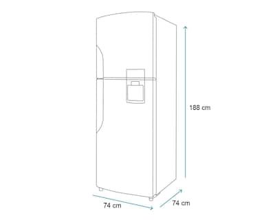 Foto 6 | Refrigerador Mabe RMS510IAMRM0 Top Mount 19 Pies Inox Mate